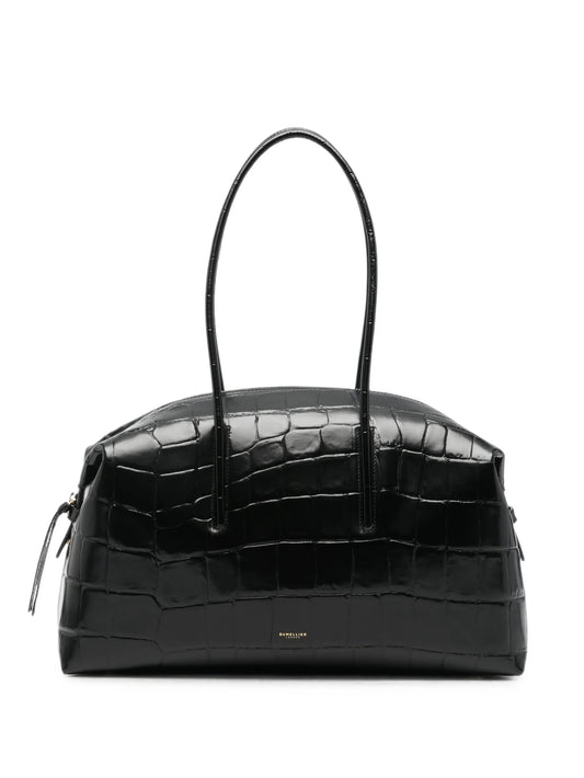 Stockholm croc-effect shoulder bag
