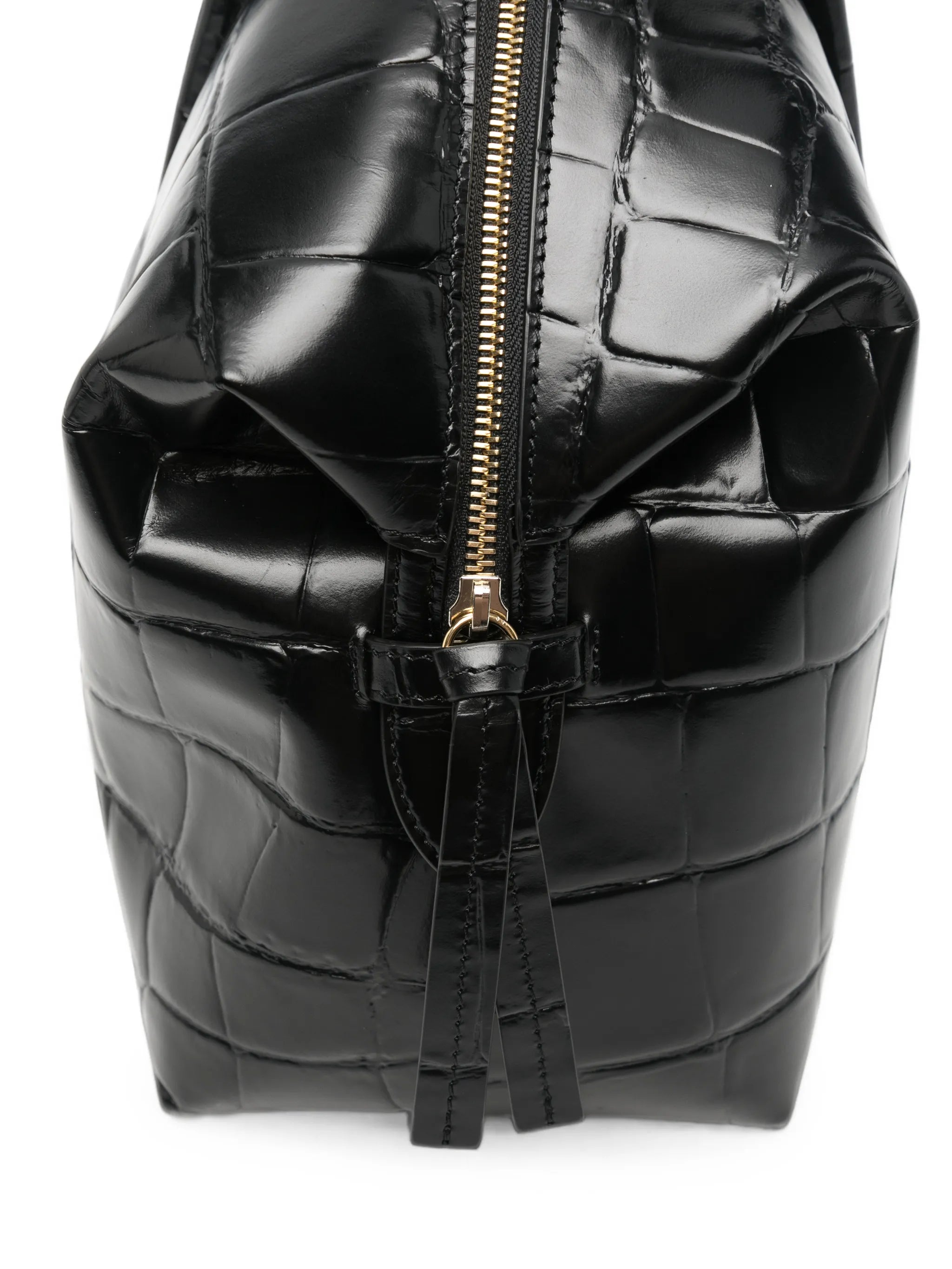 Stockholm croc-effect shoulder bag
