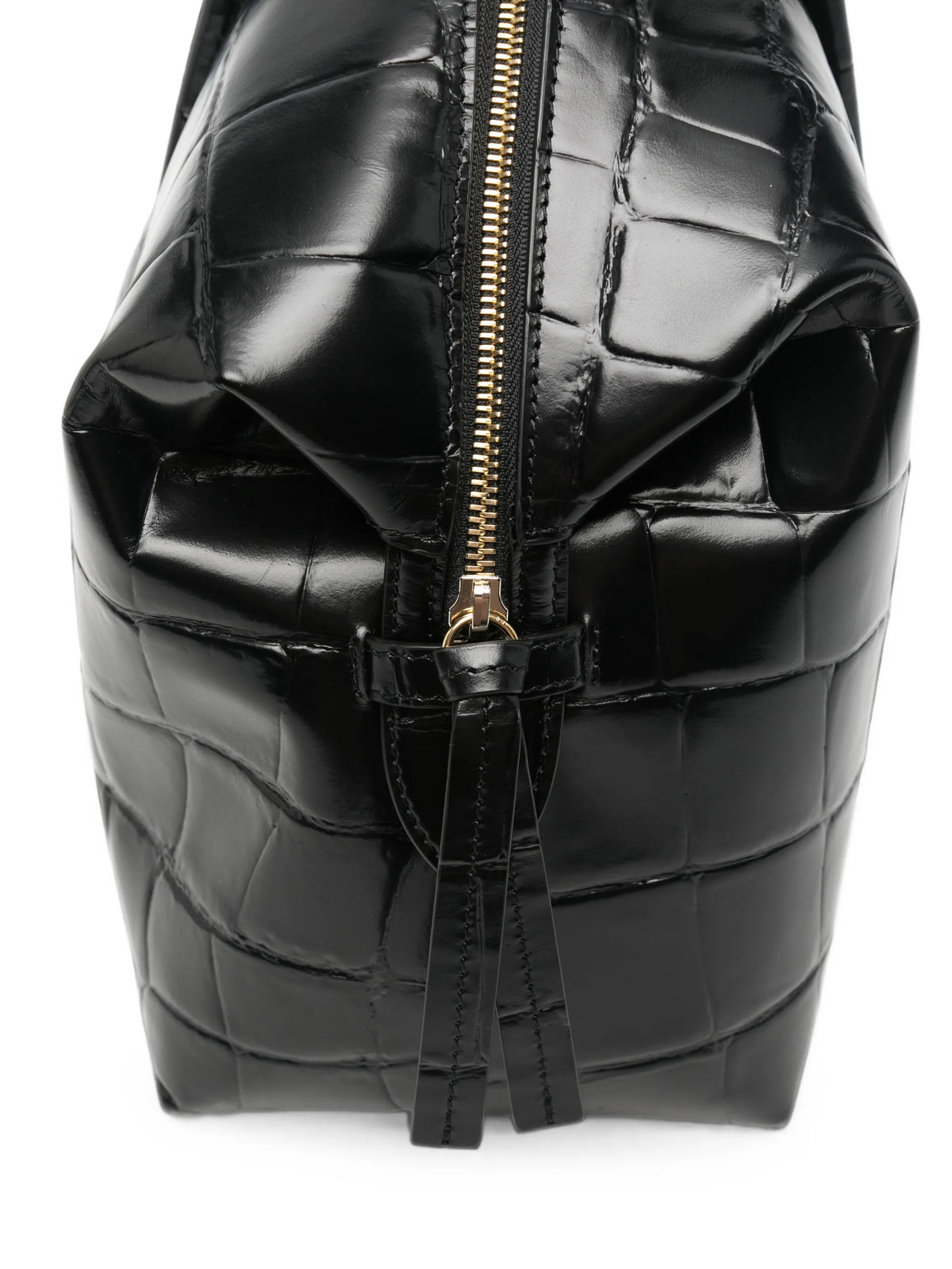 Stockholm croc-effect shoulder bag