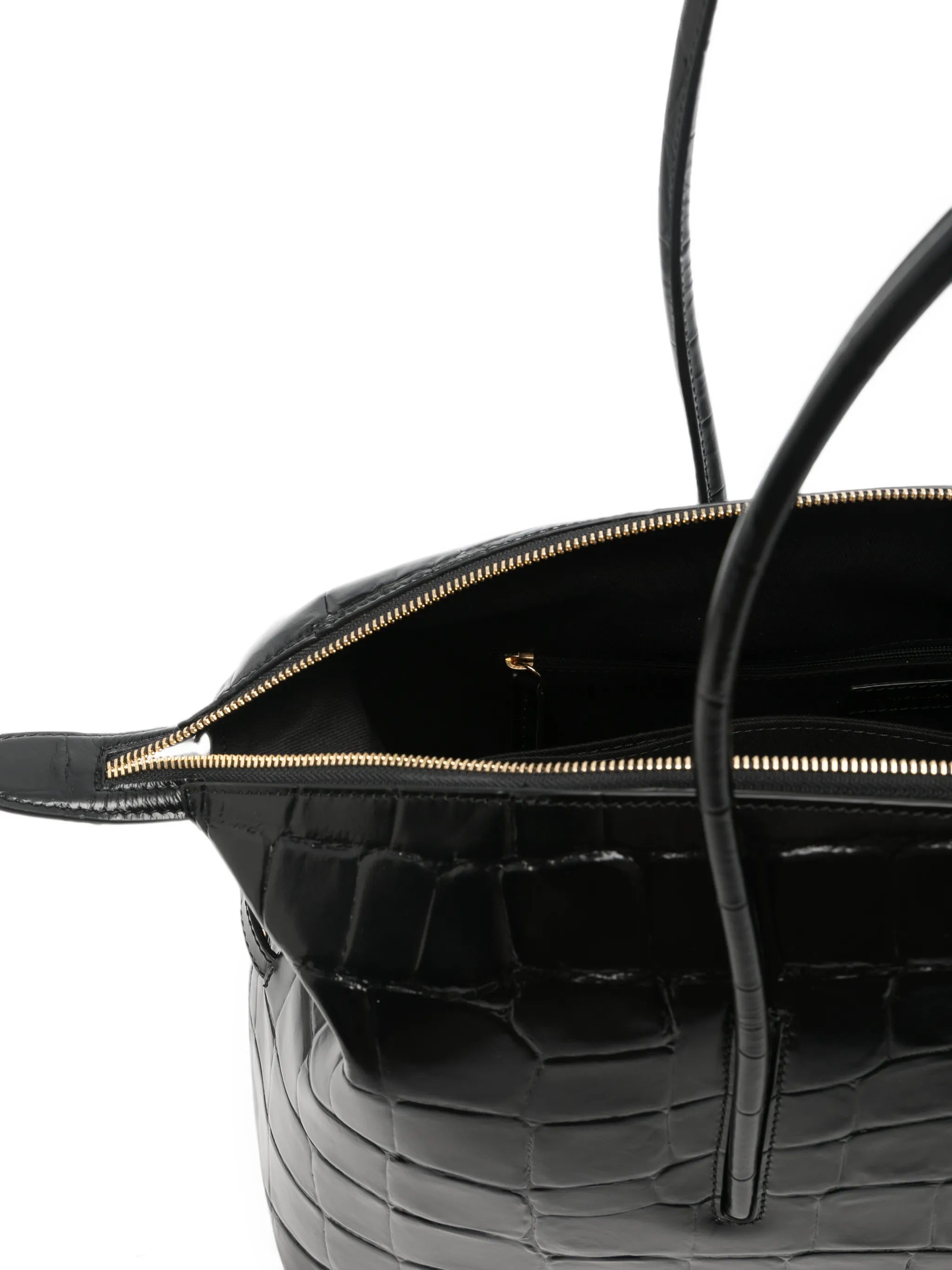 Stockholm croc-effect shoulder bag