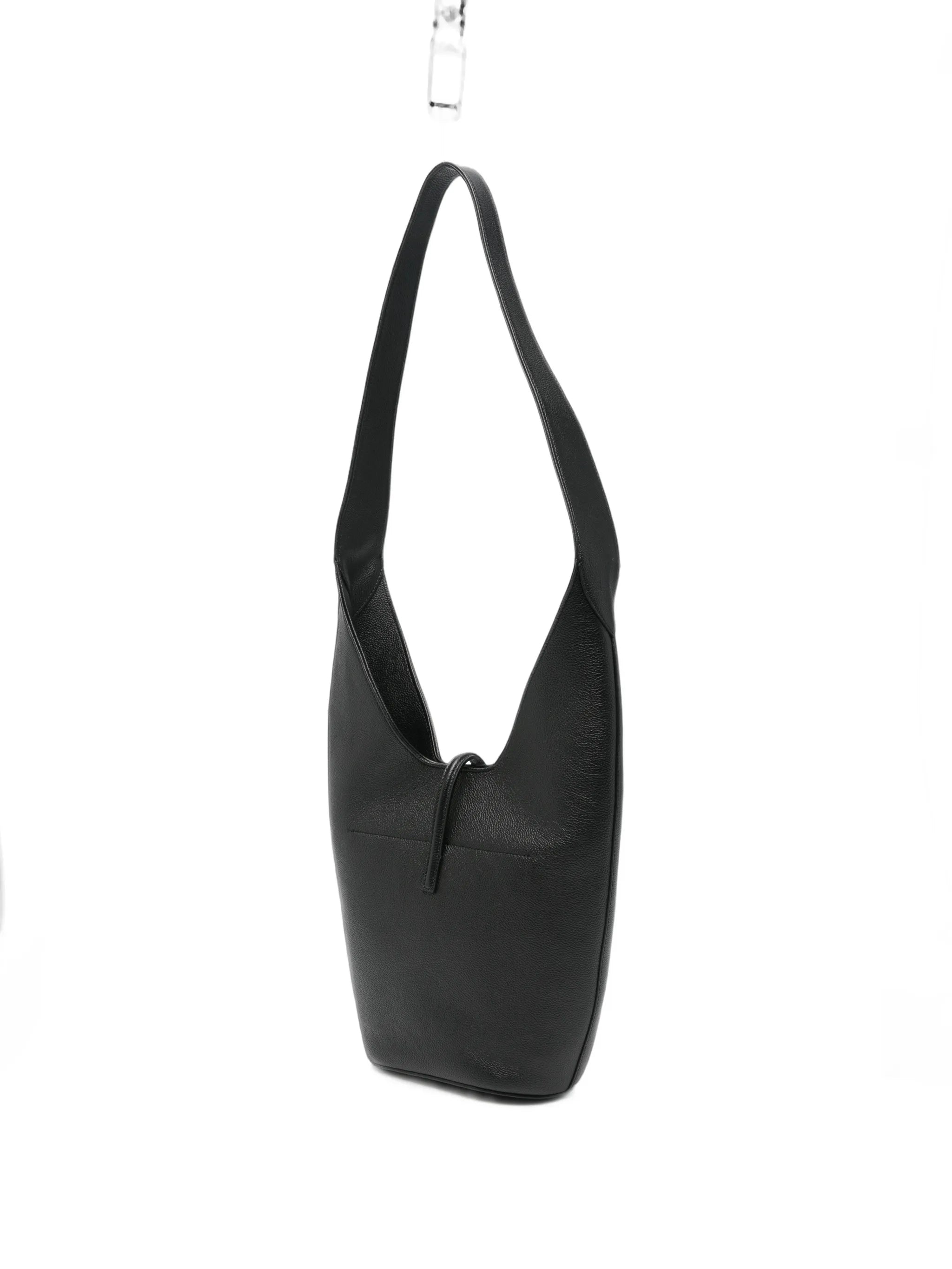 Siena grained-leather shoulder bag