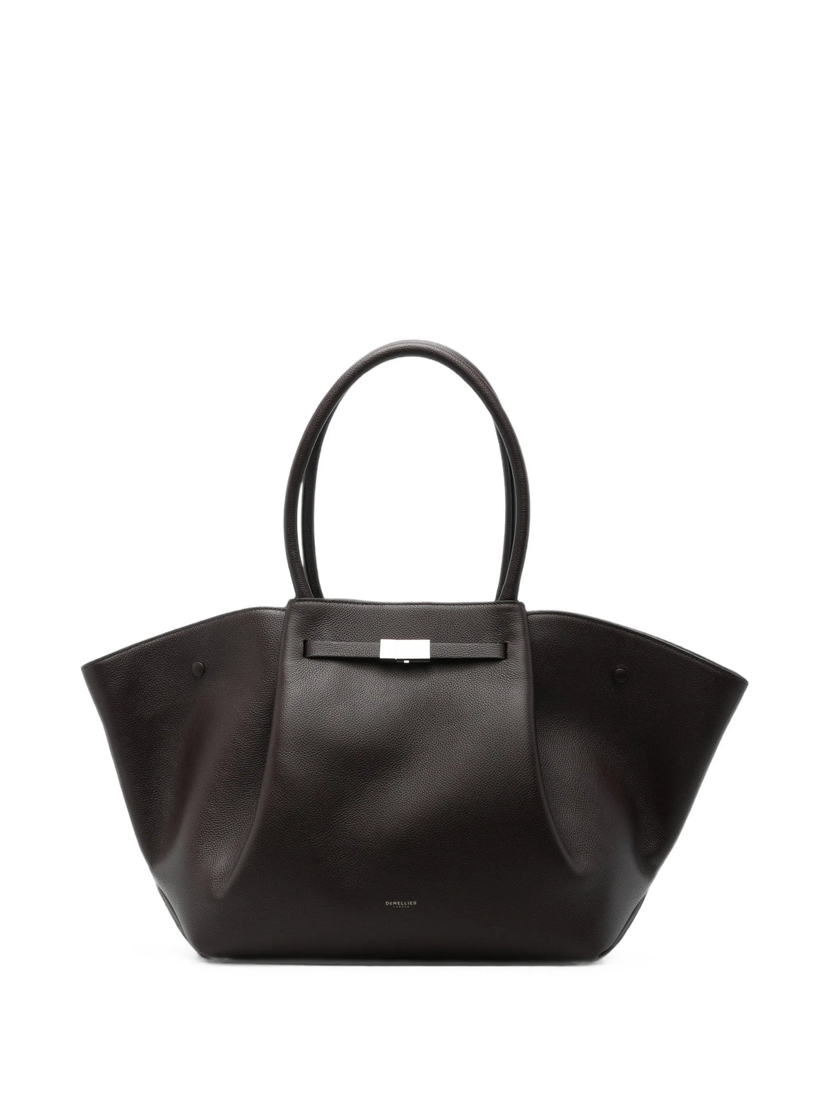 New York grained leather small tote bag