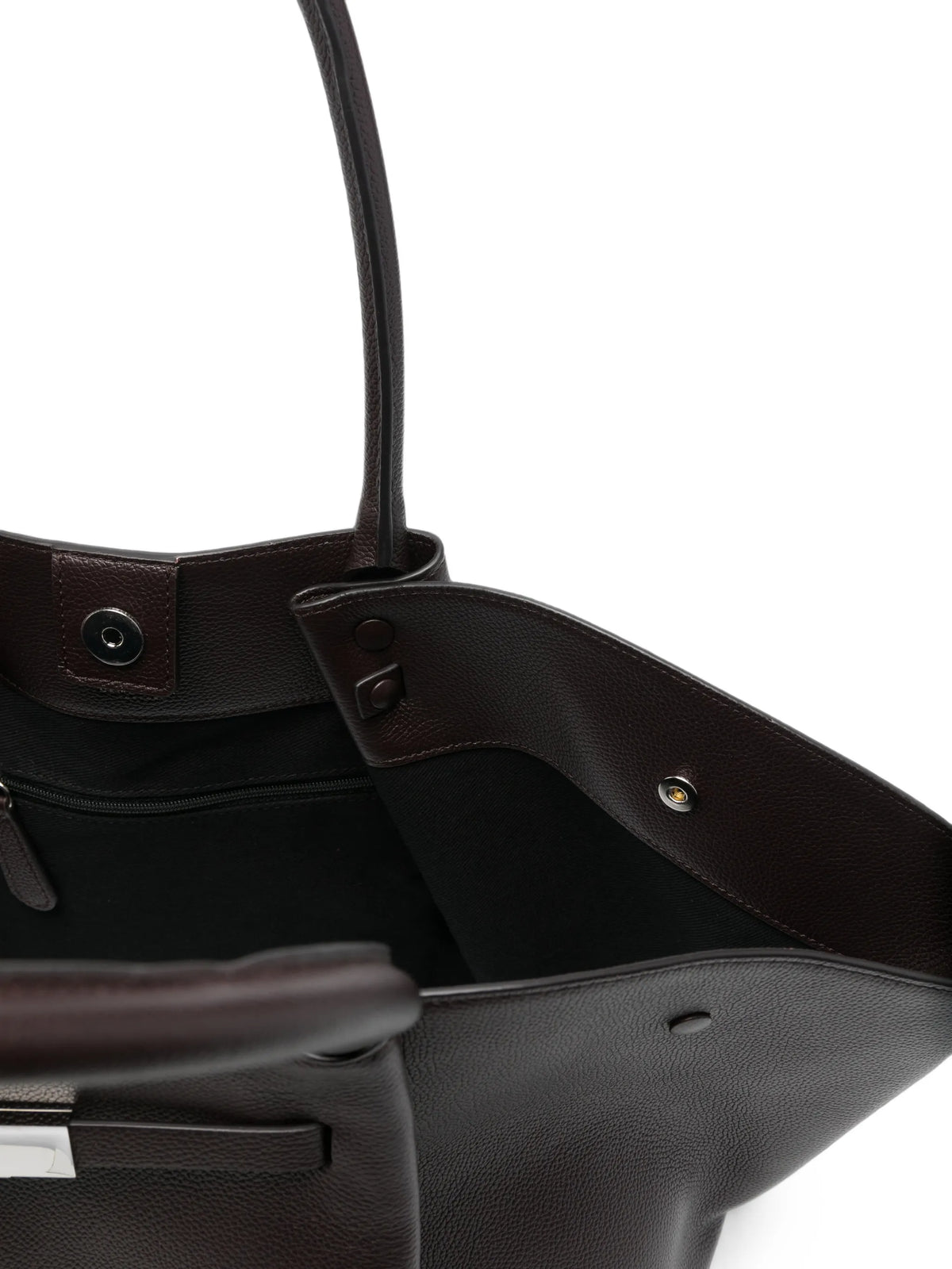 New York grained leather small tote bag