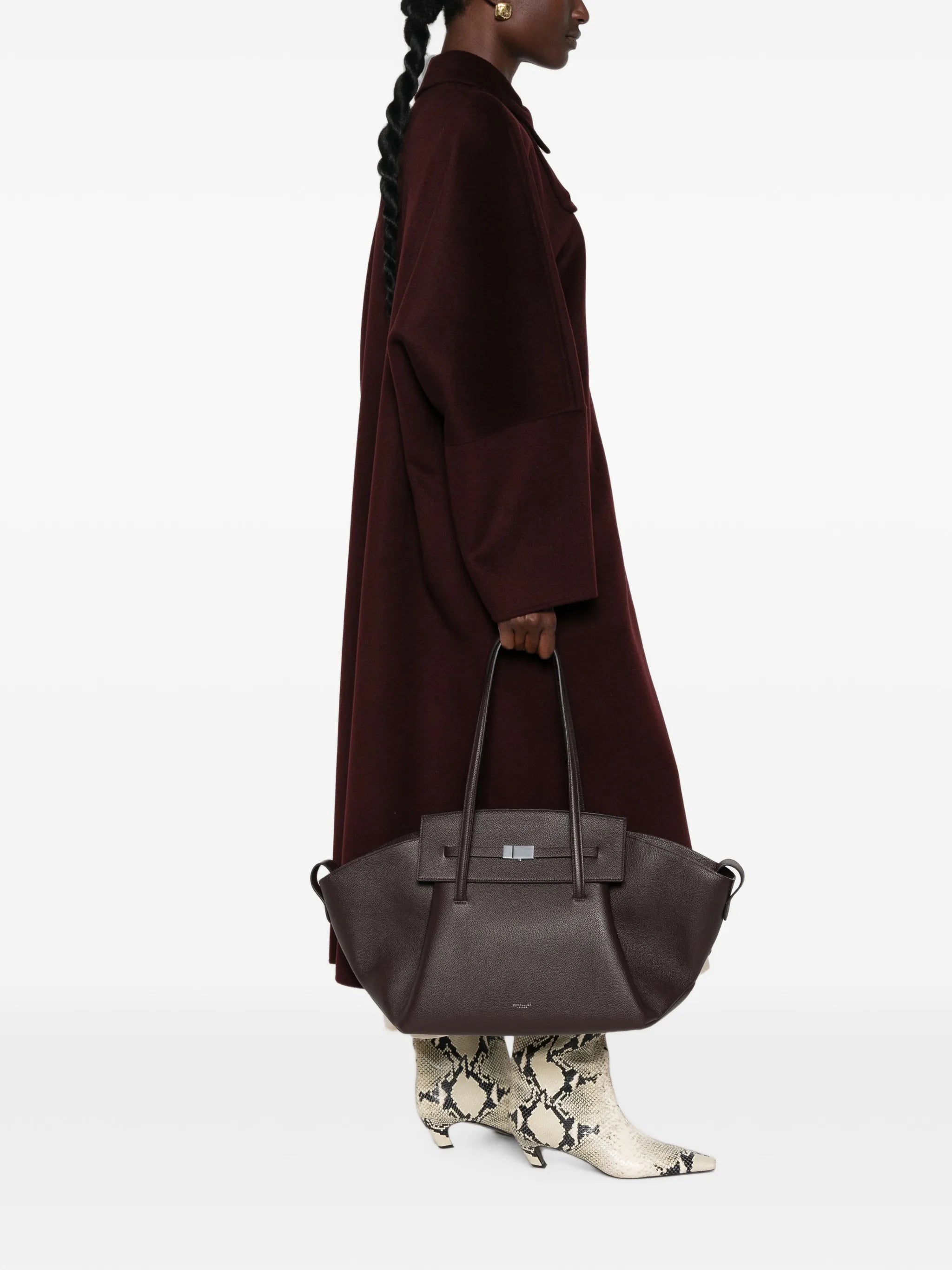 Brooklyn grained leather tote bag