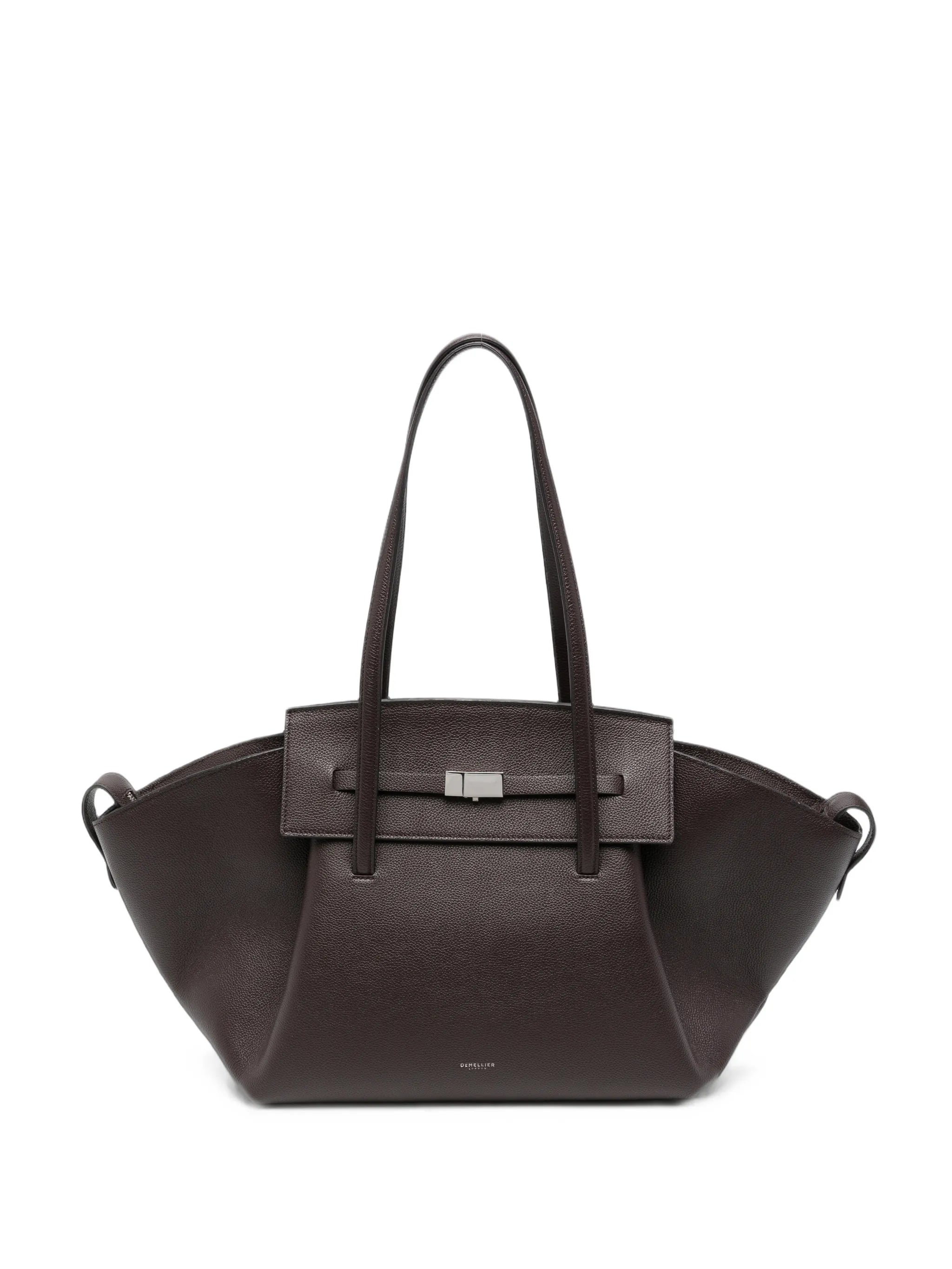 Brooklyn grained leather tote bag