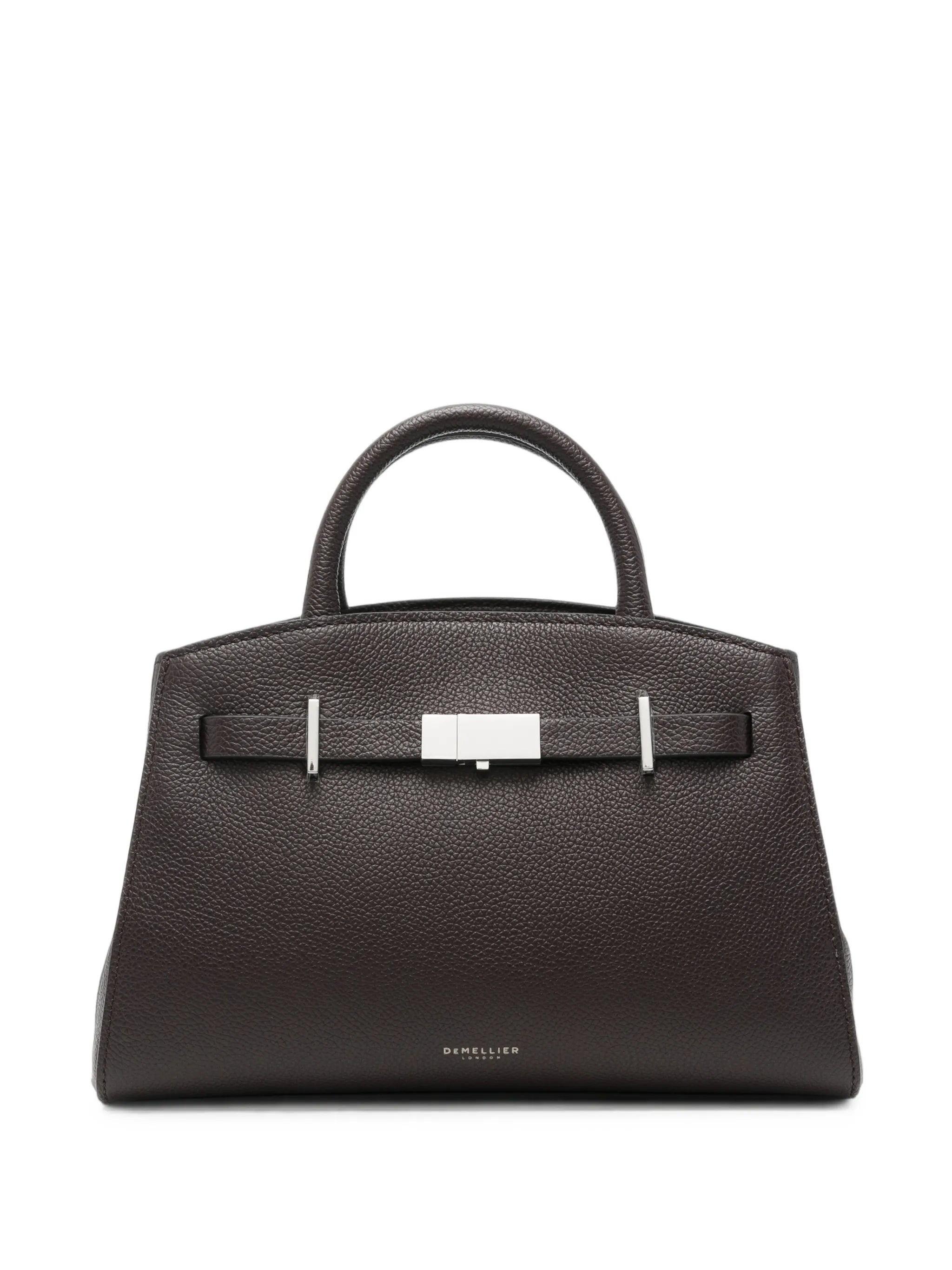 Hudson grained leather top-handle mini bag
