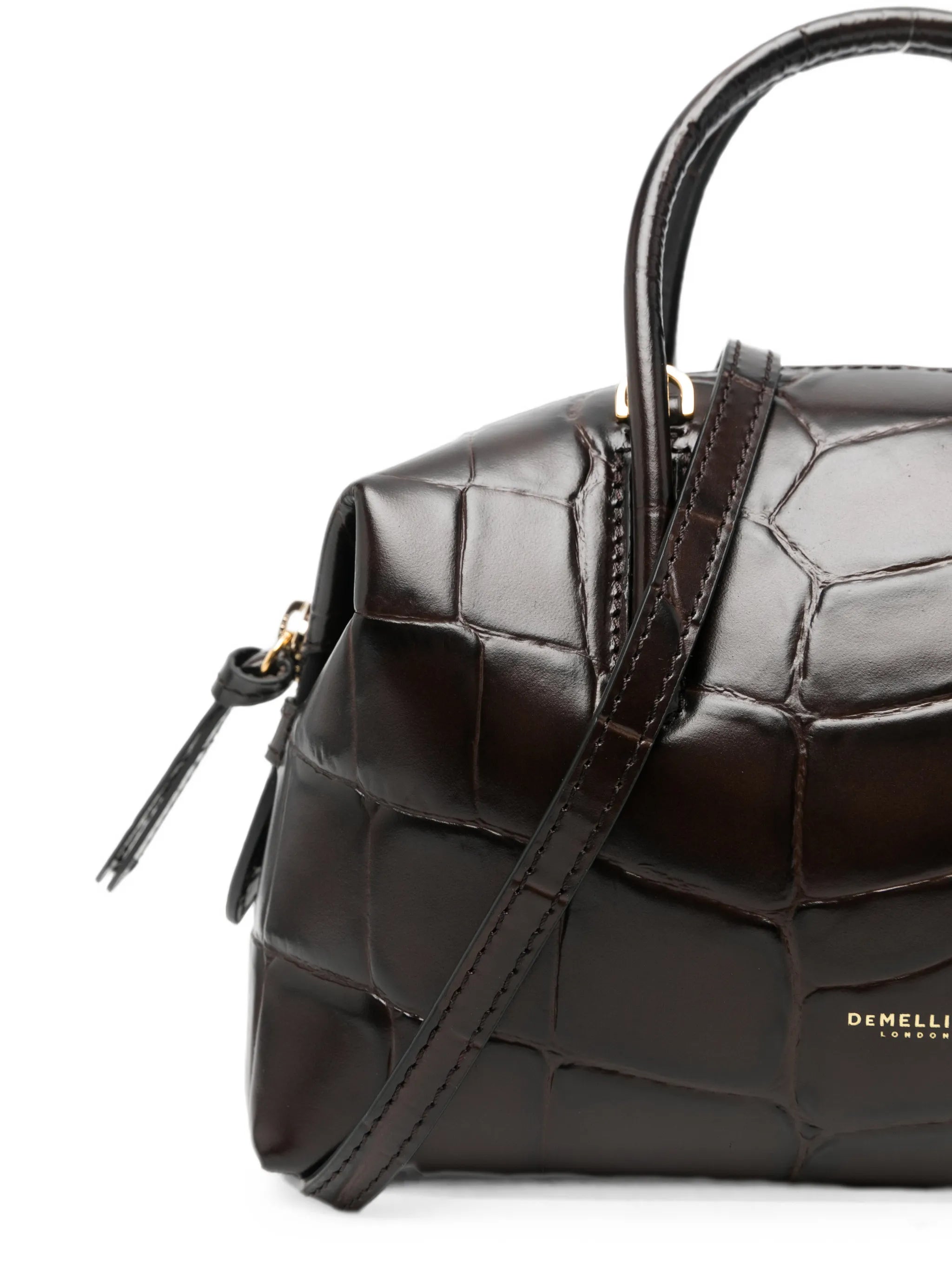 Stockholm croc-effect tote bag