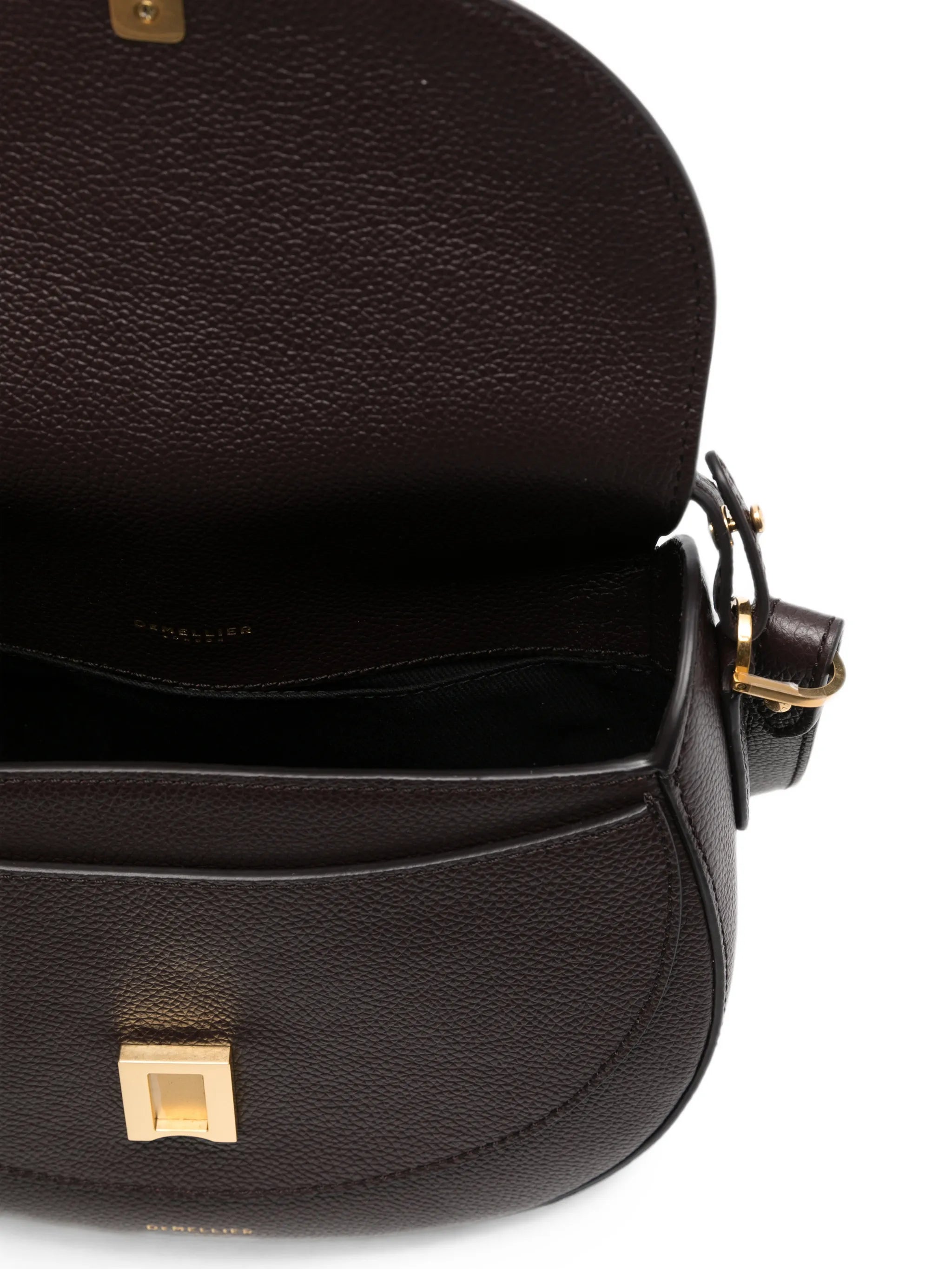 The Siena Saddle Grained Leather Crossbody Bag
