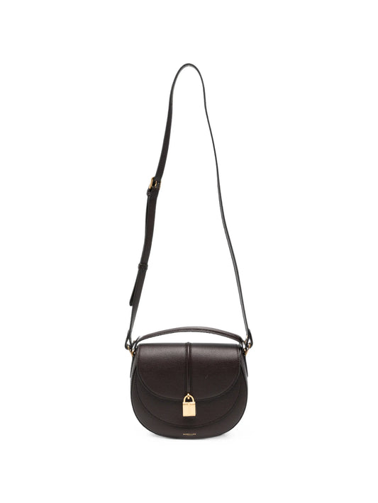 The Siena Saddle Grained Leather Crossbody Bag
