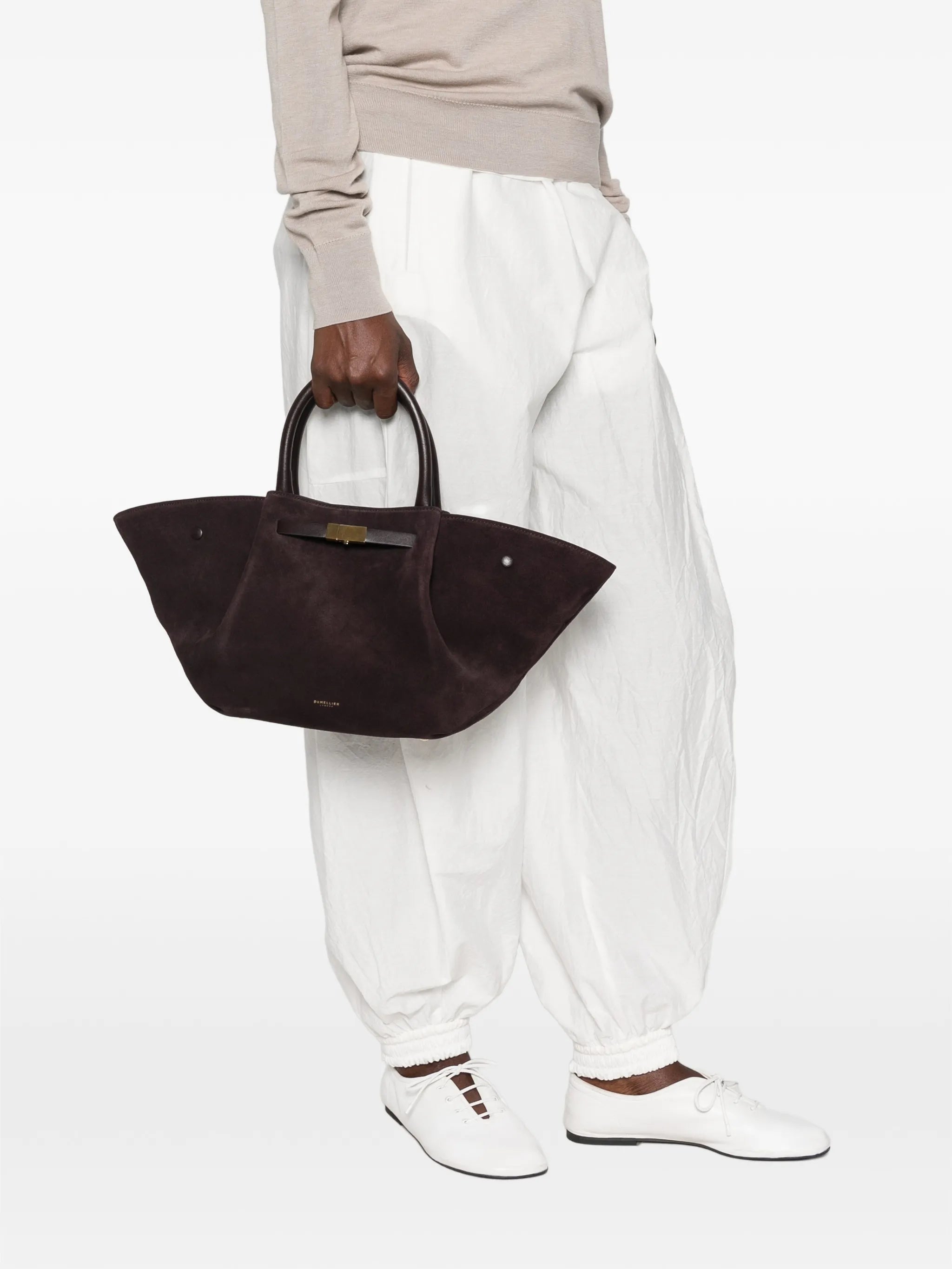 The Midi New York Suede Tote Bag