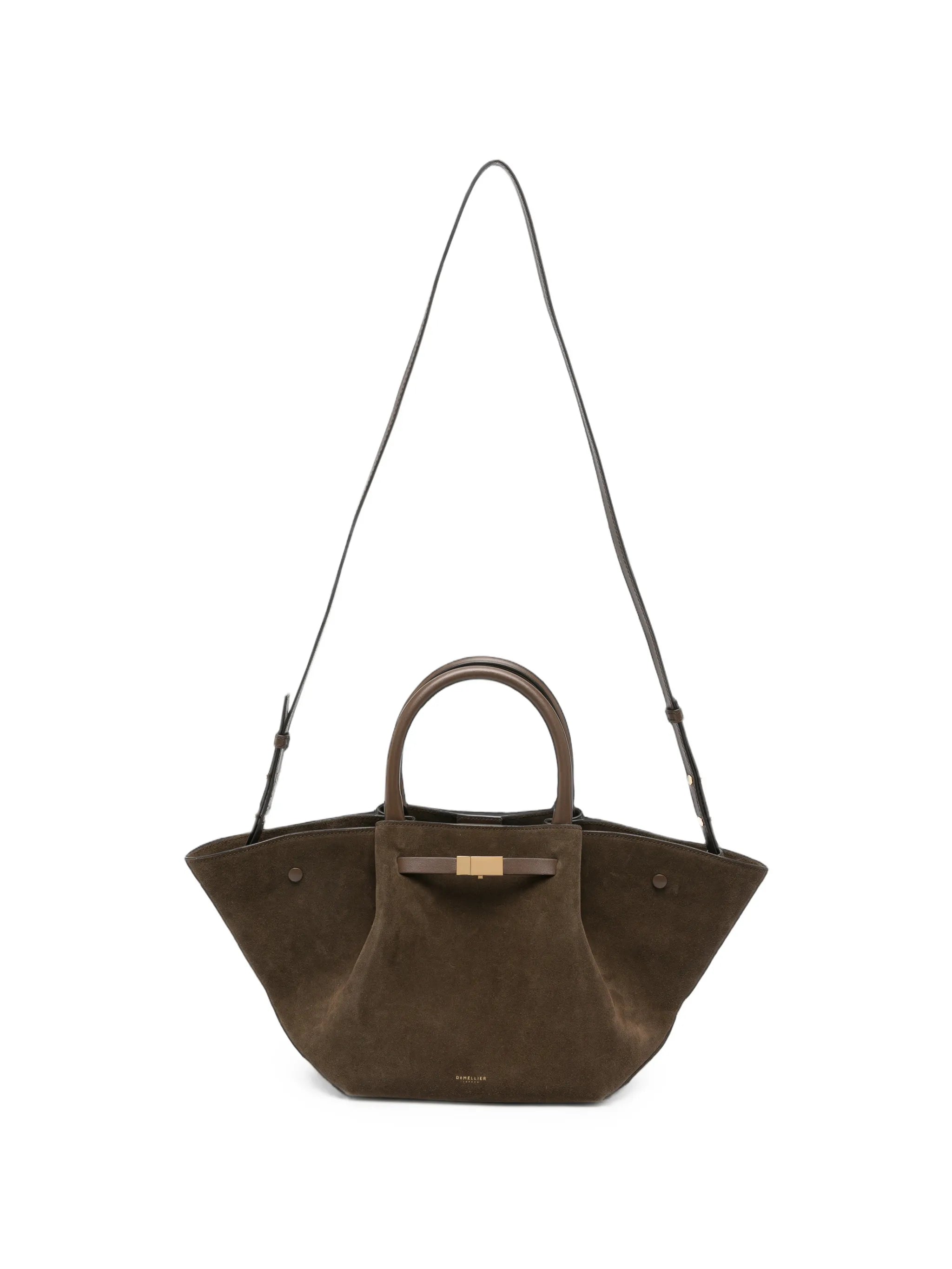 medium New York suede tote bag