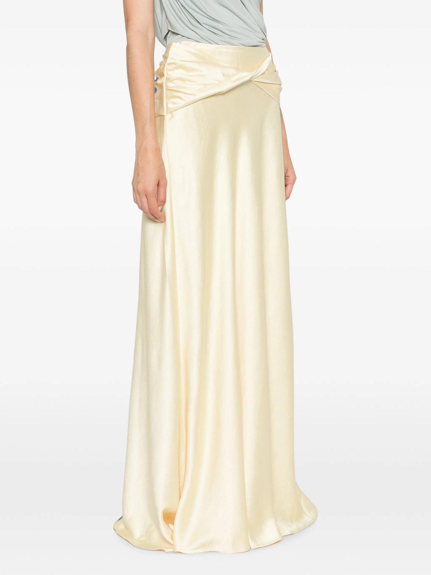 Andi twisted-waist maxi skirt