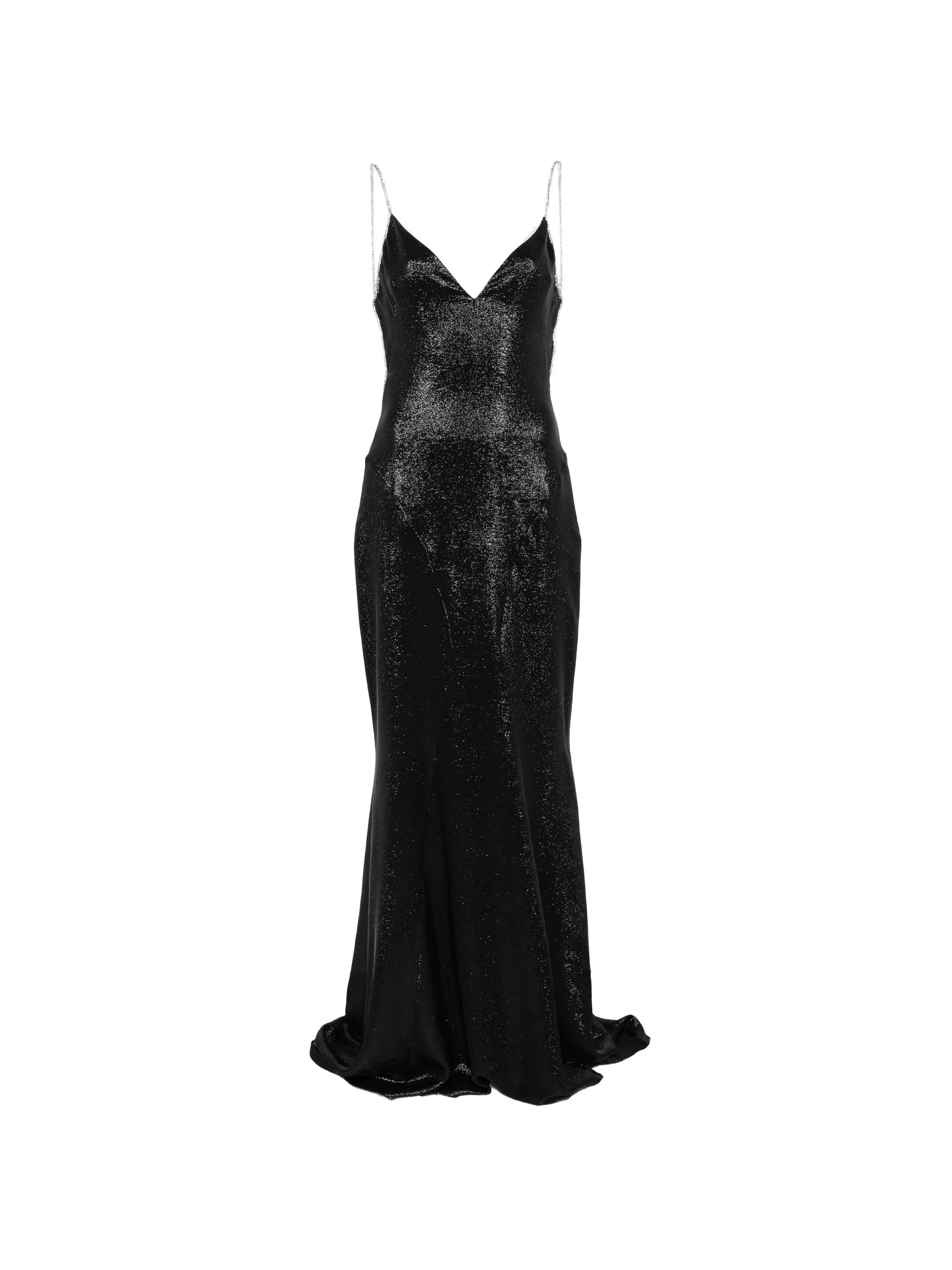 crystal-embellished evening maxi dress