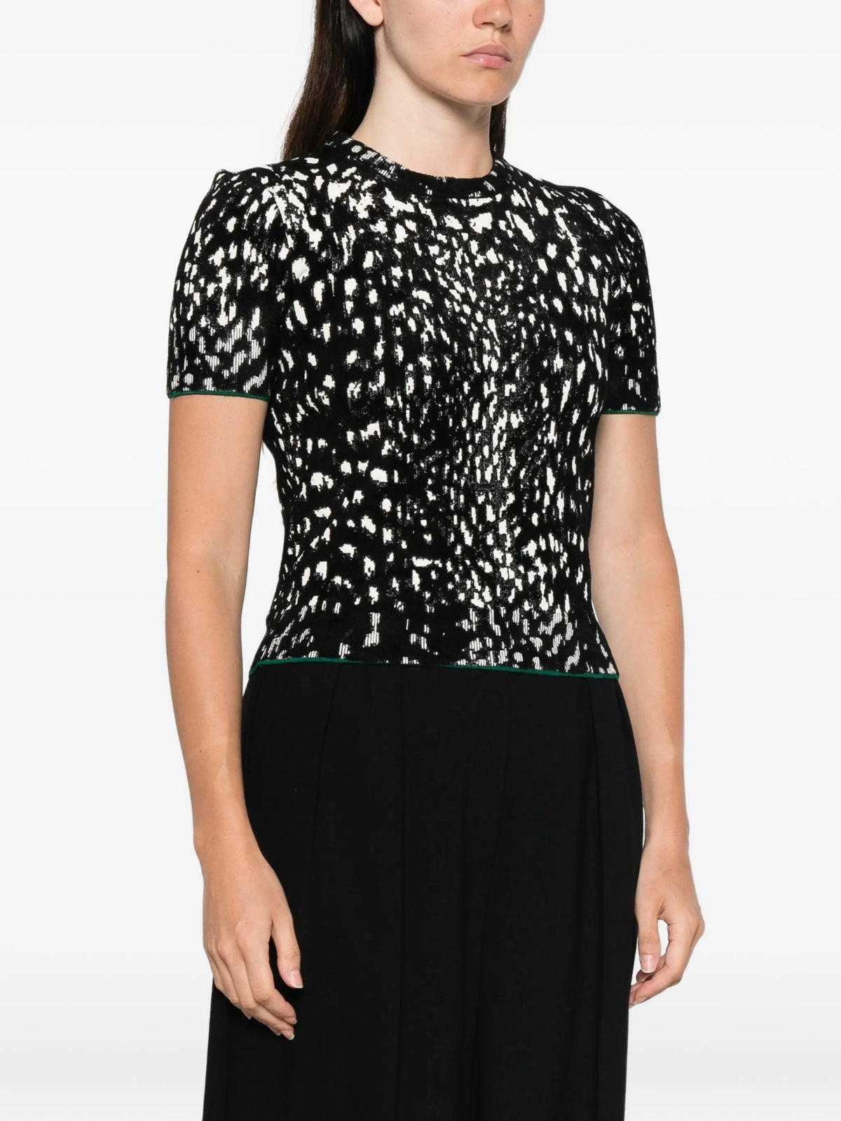 lynx jacquard sweater