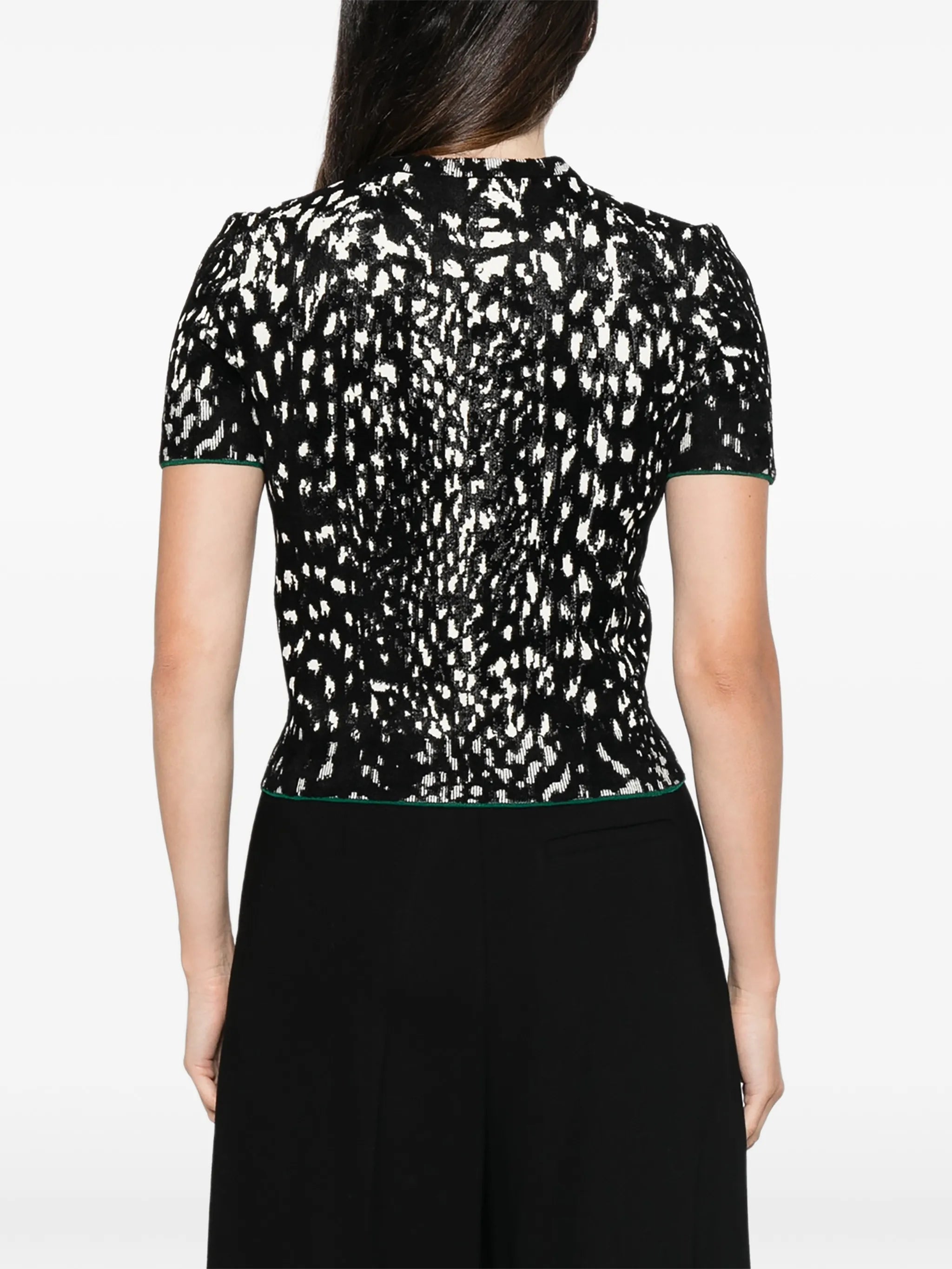 lynx jacquard sweater