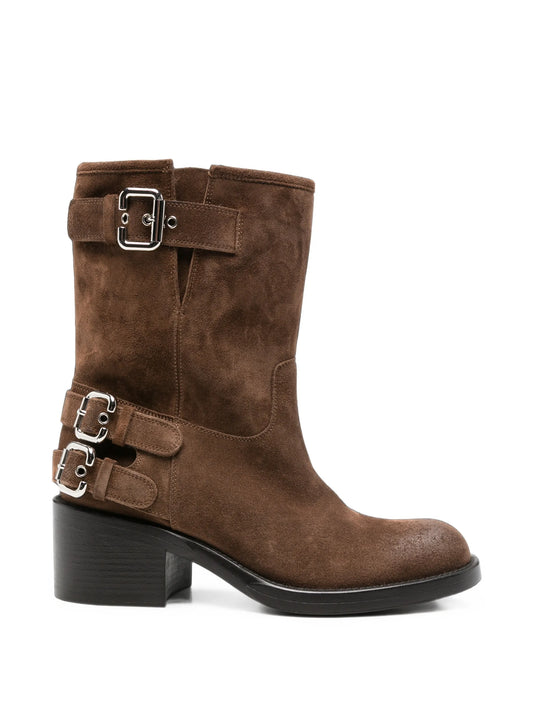 Dakota buckle-detail ankle boots
