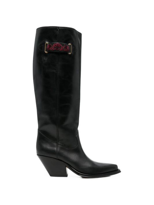 Azelan embroidered boots