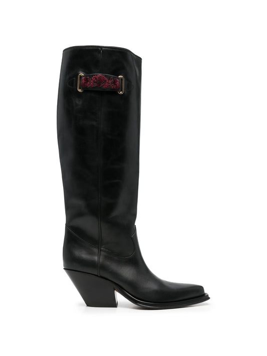 Azelan embroidered boots