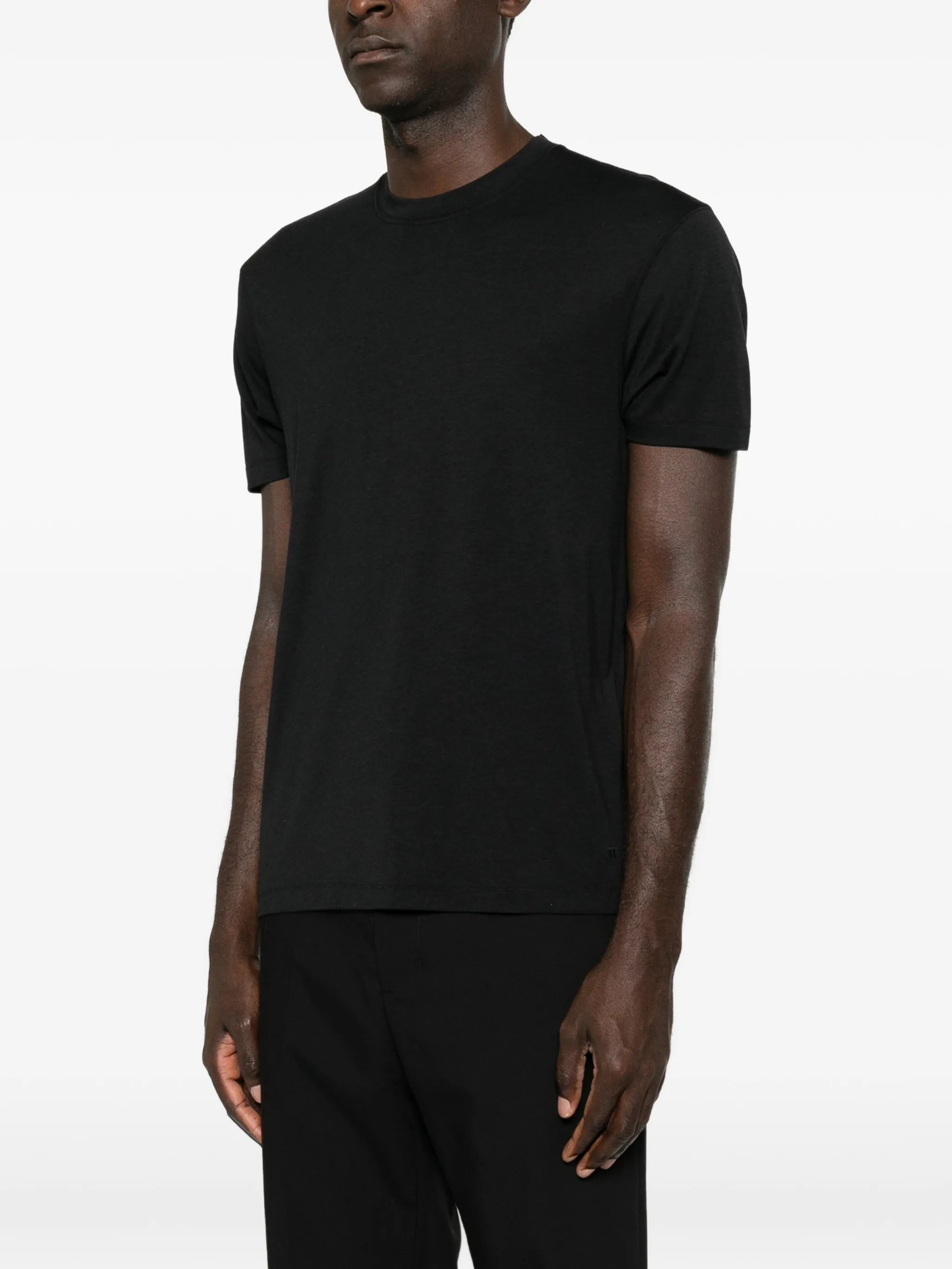 lyocell cotton crew neck t-shirt