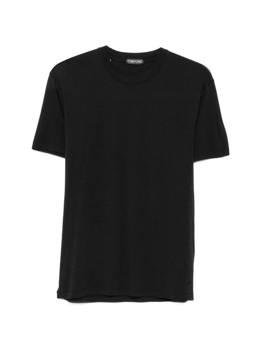 lyocell cotton crew neck T-shirt
