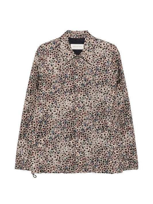 floral-print jacket