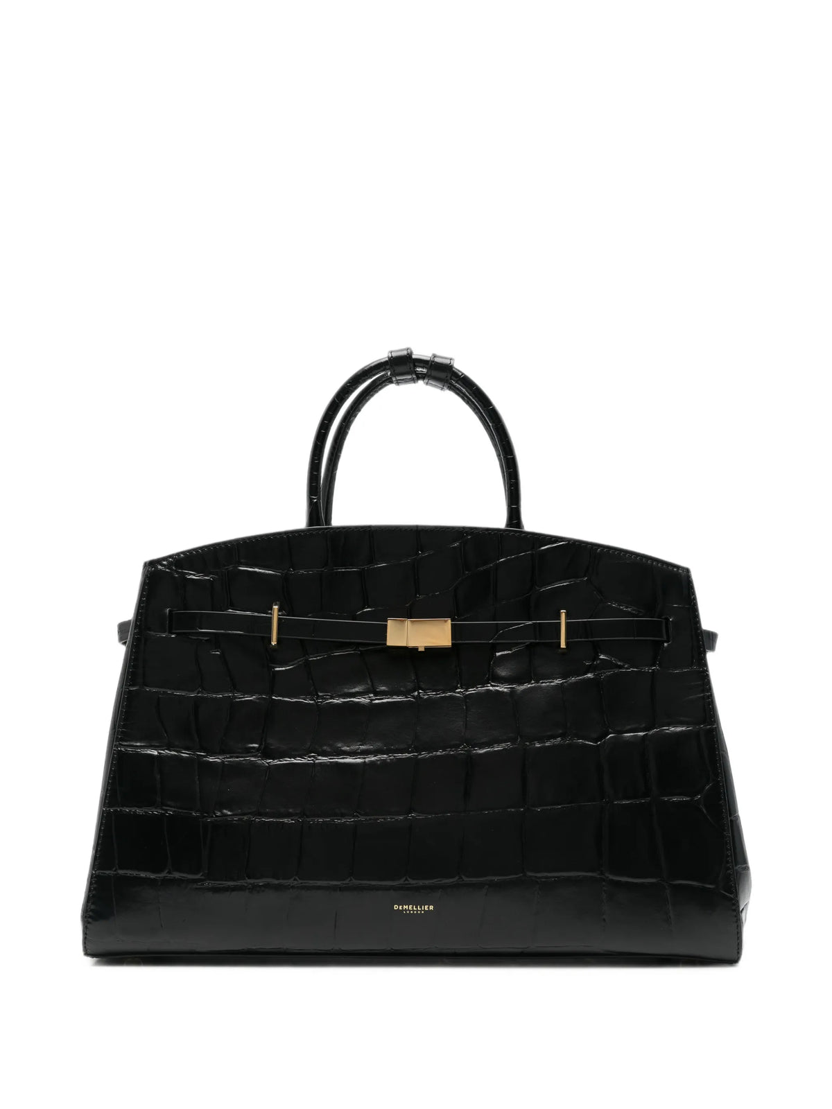 Hudson croc-effect tote bag