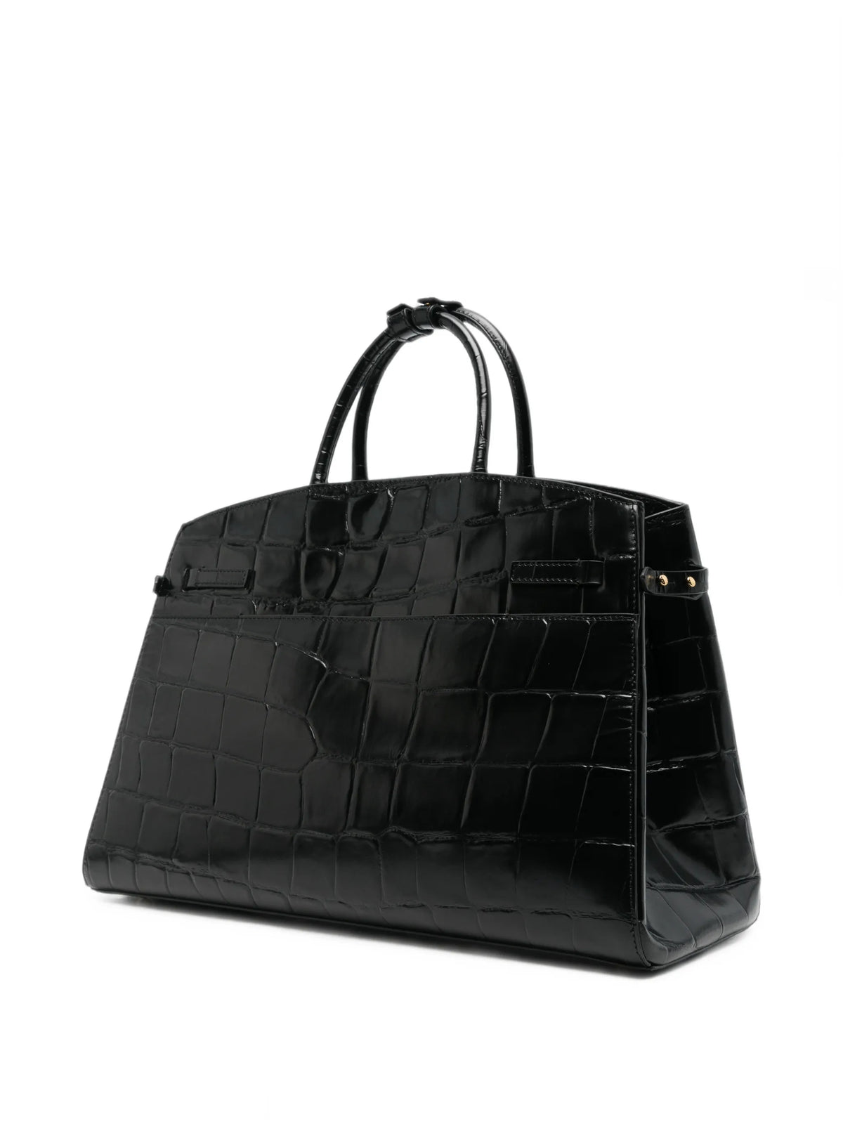 Hudson croc-effect tote bag