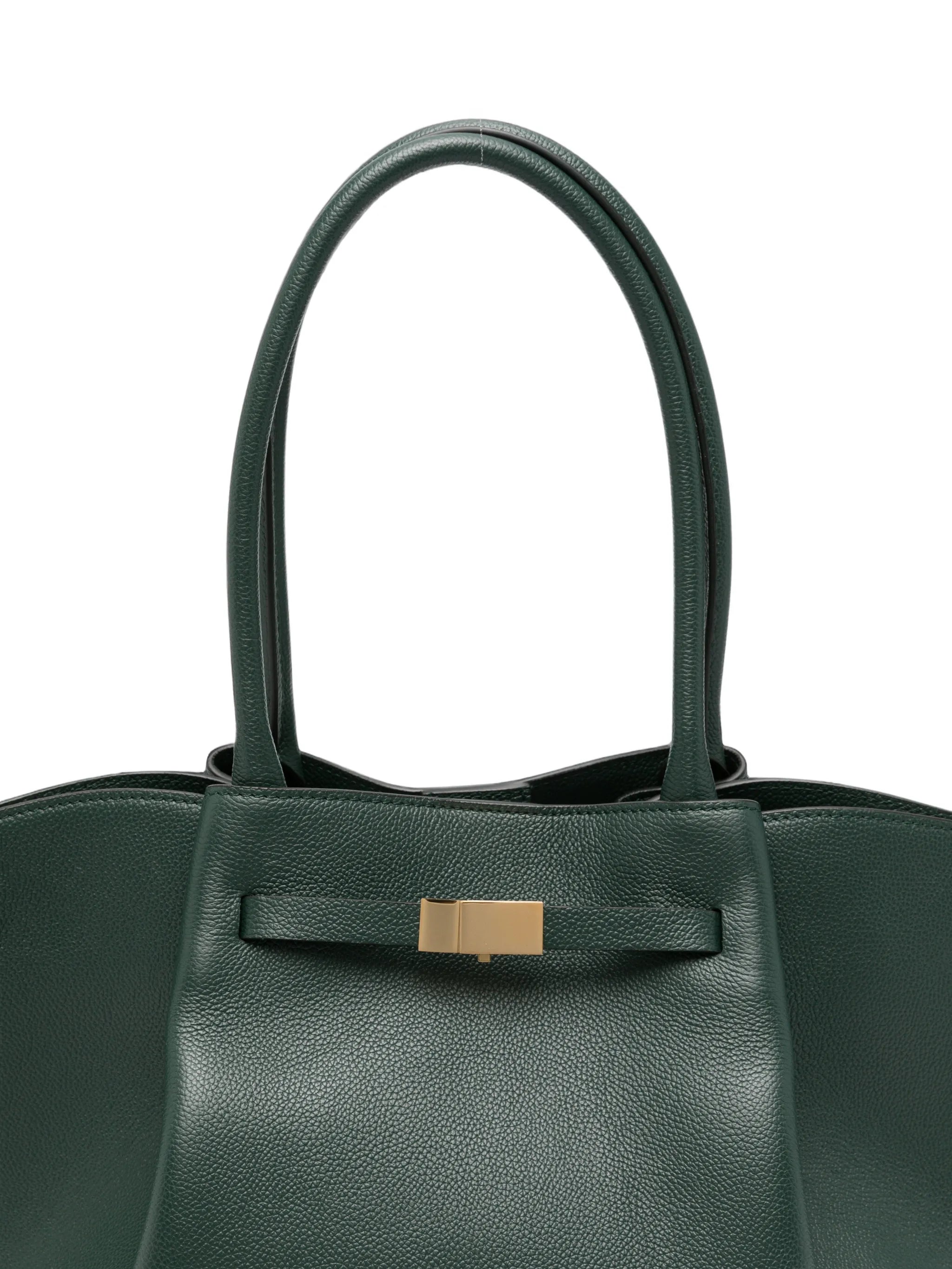 New York grained leather tote bag