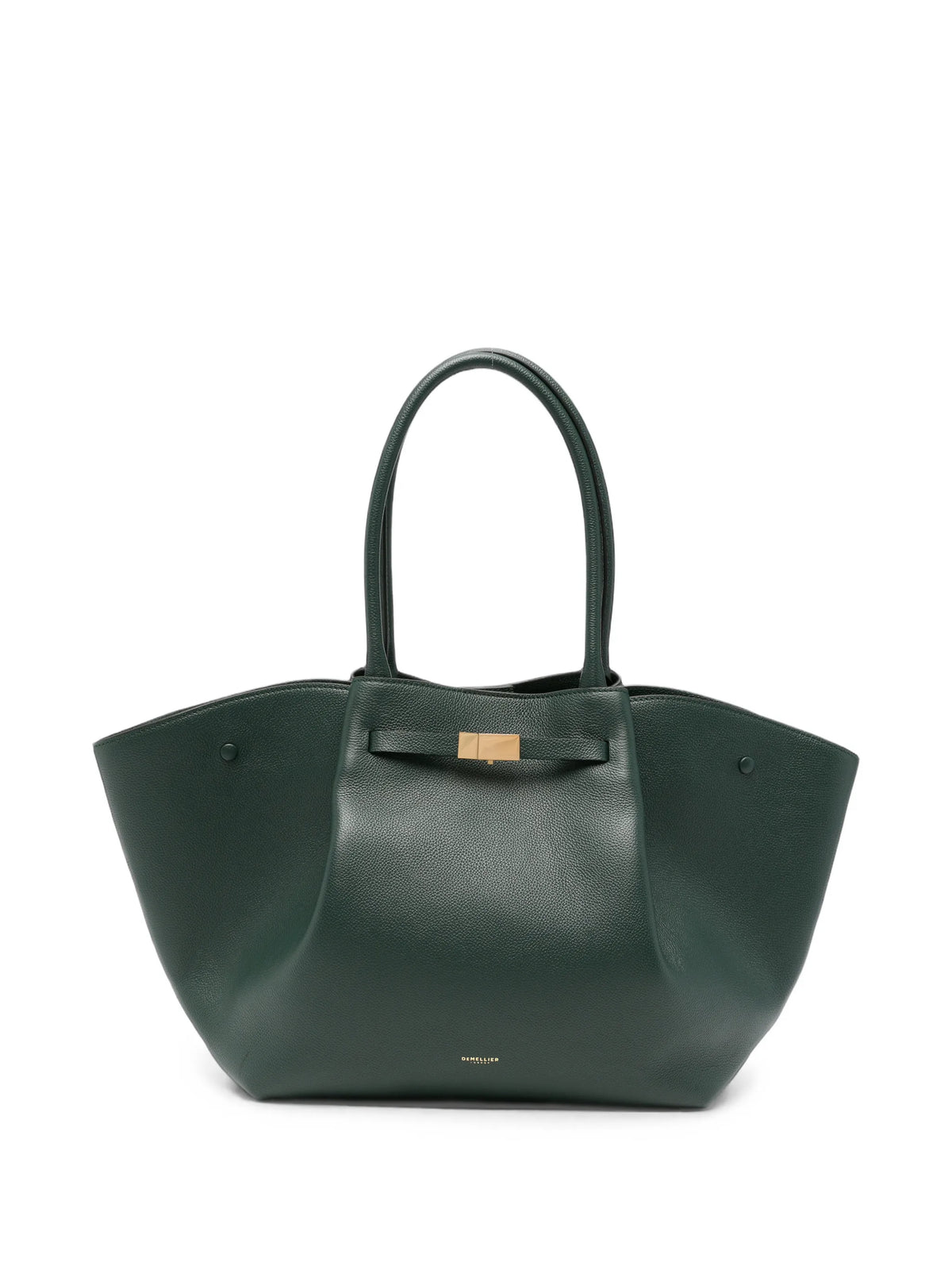 New York grained leather tote bag