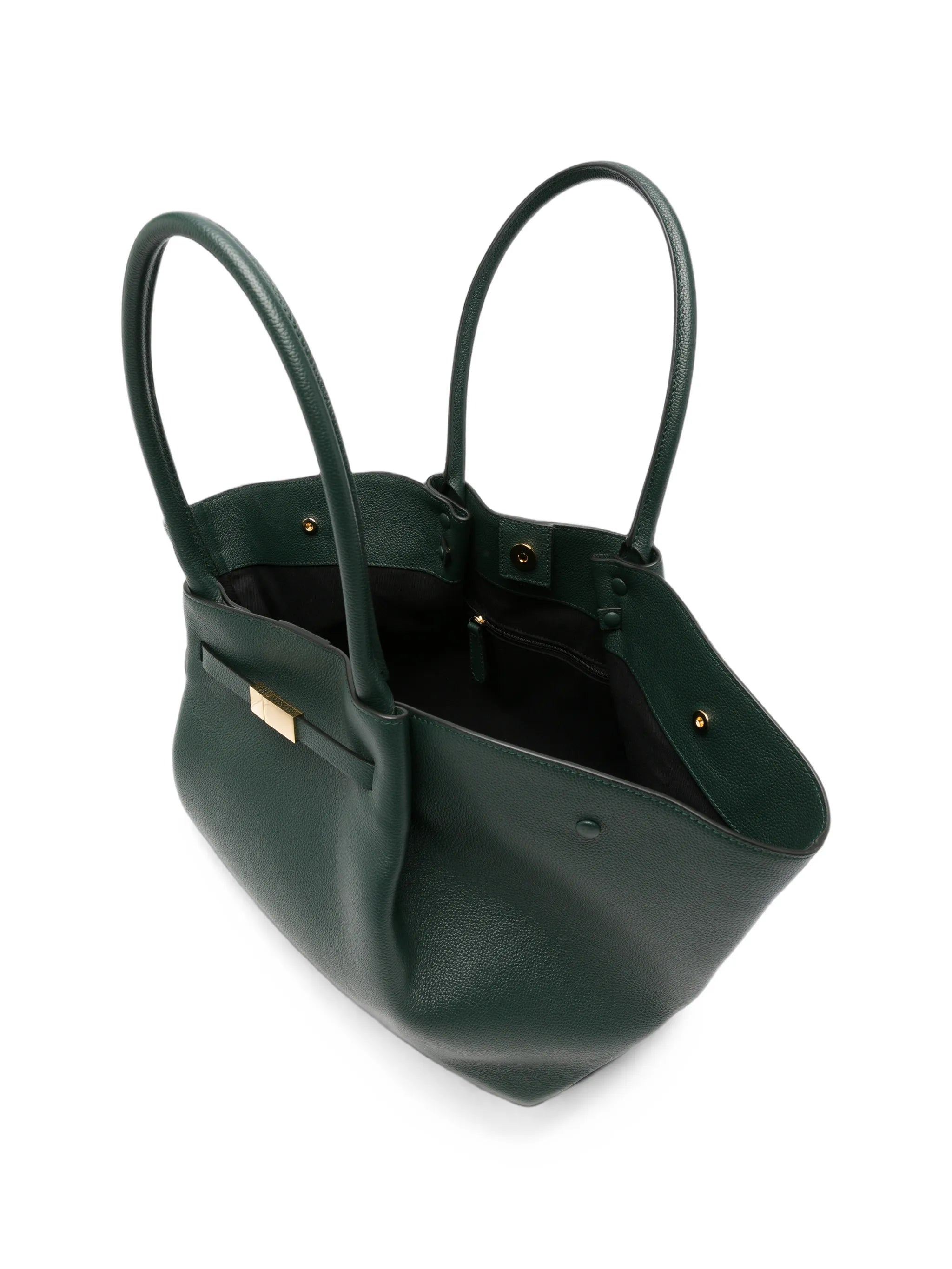New York grained leather tote bag