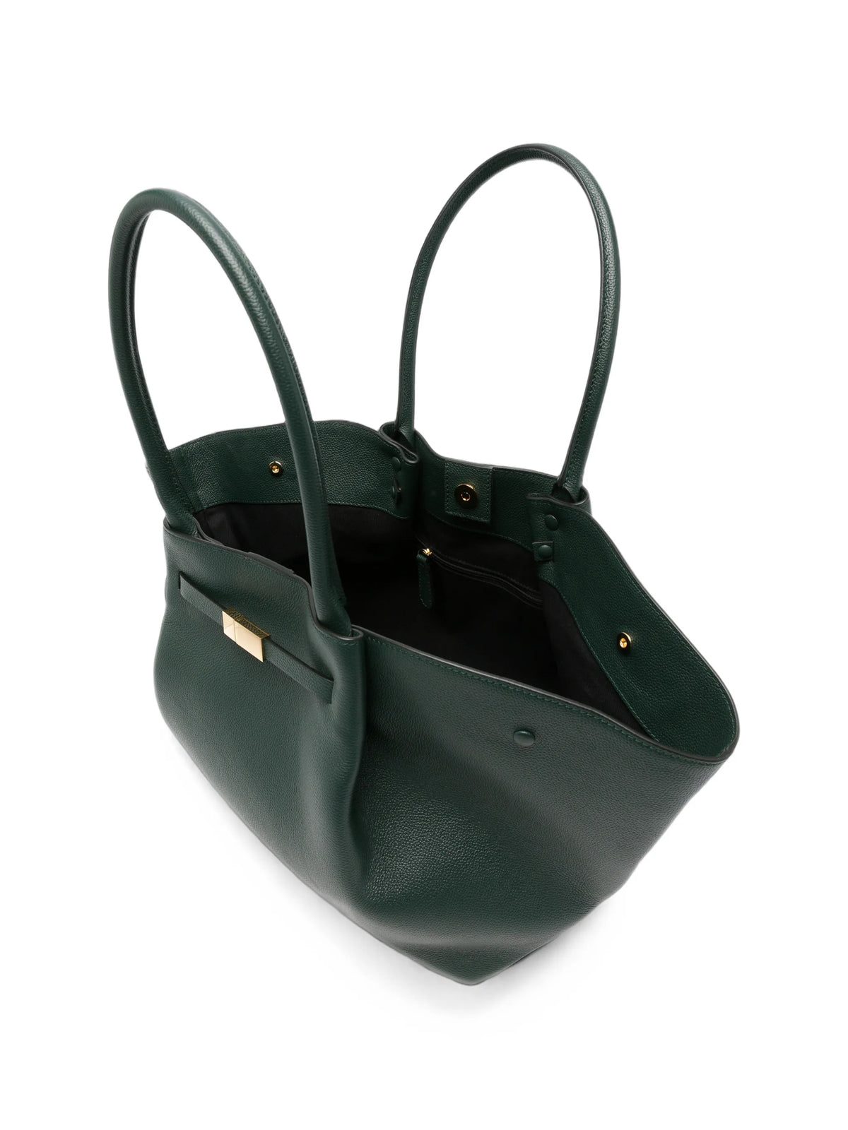 New York grained leather tote bag