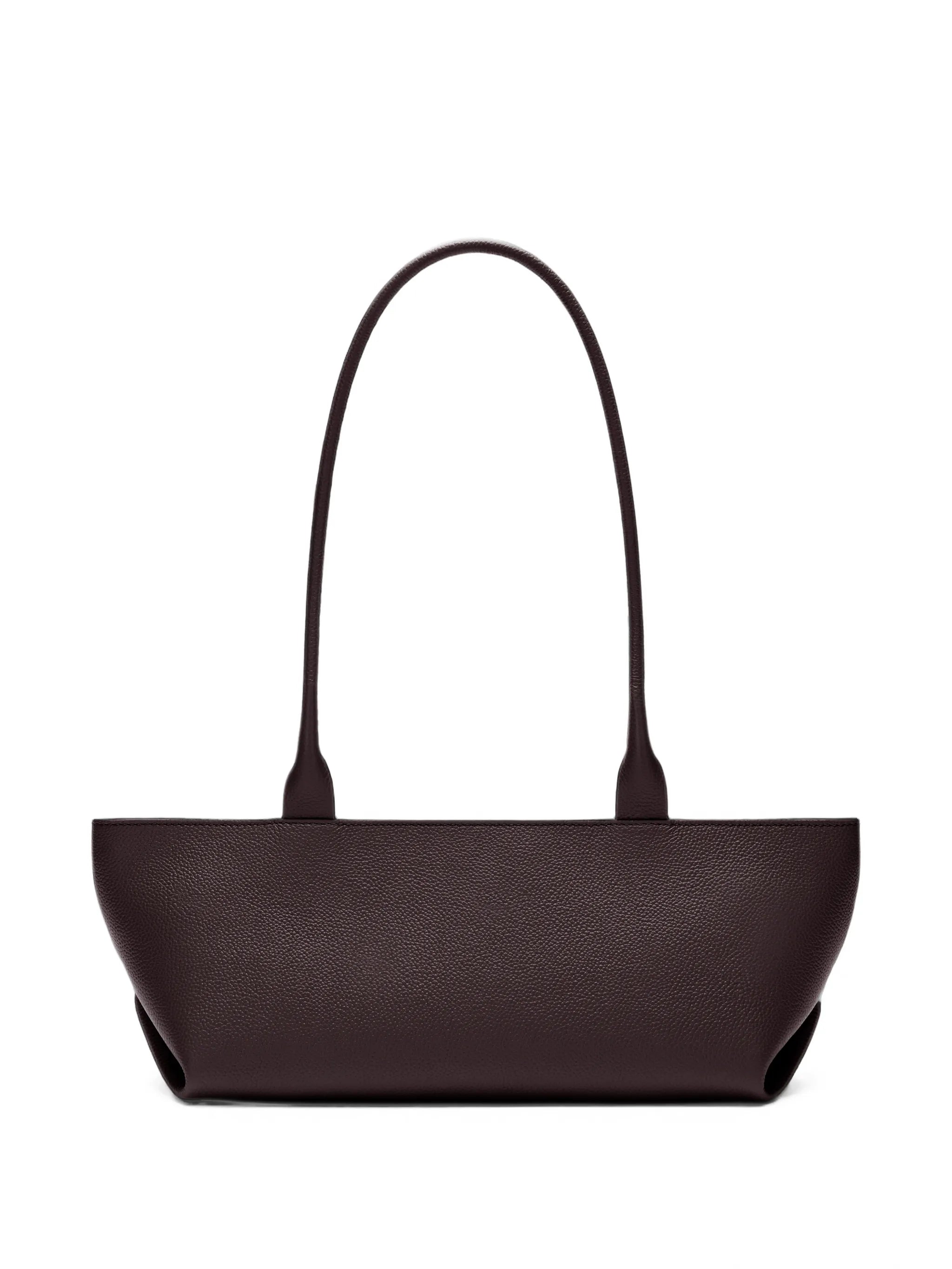 New York grained-leather shoulder bag