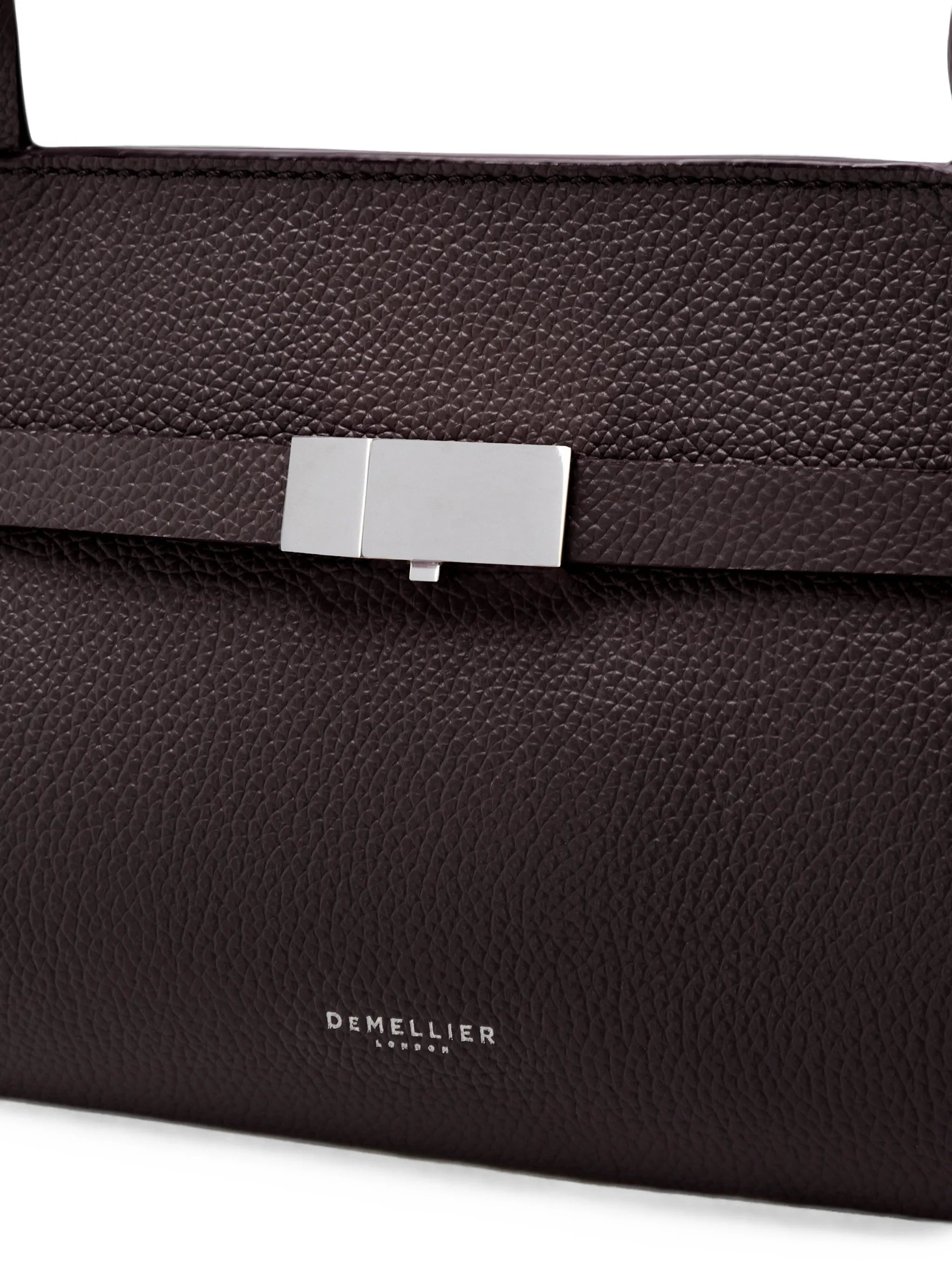 New York grained-leather shoulder bag