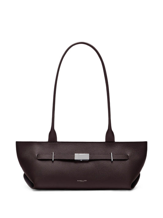 New York grained-leather shoulder bag
