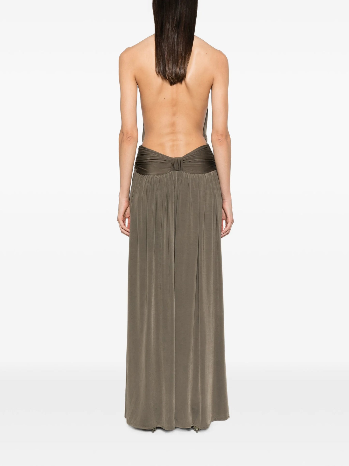 Santina halterneck maxi dress