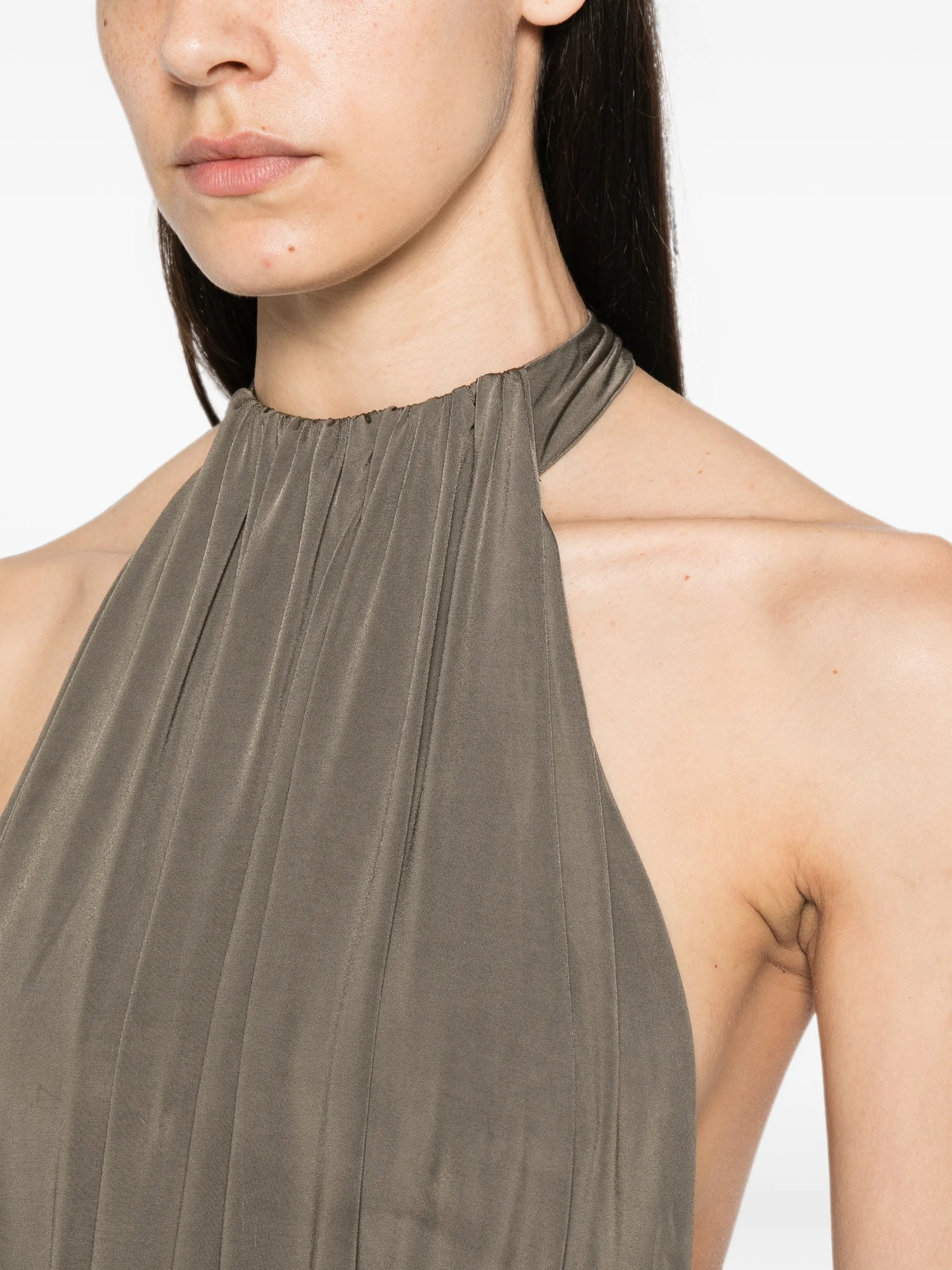 Santina halterneck maxi dress