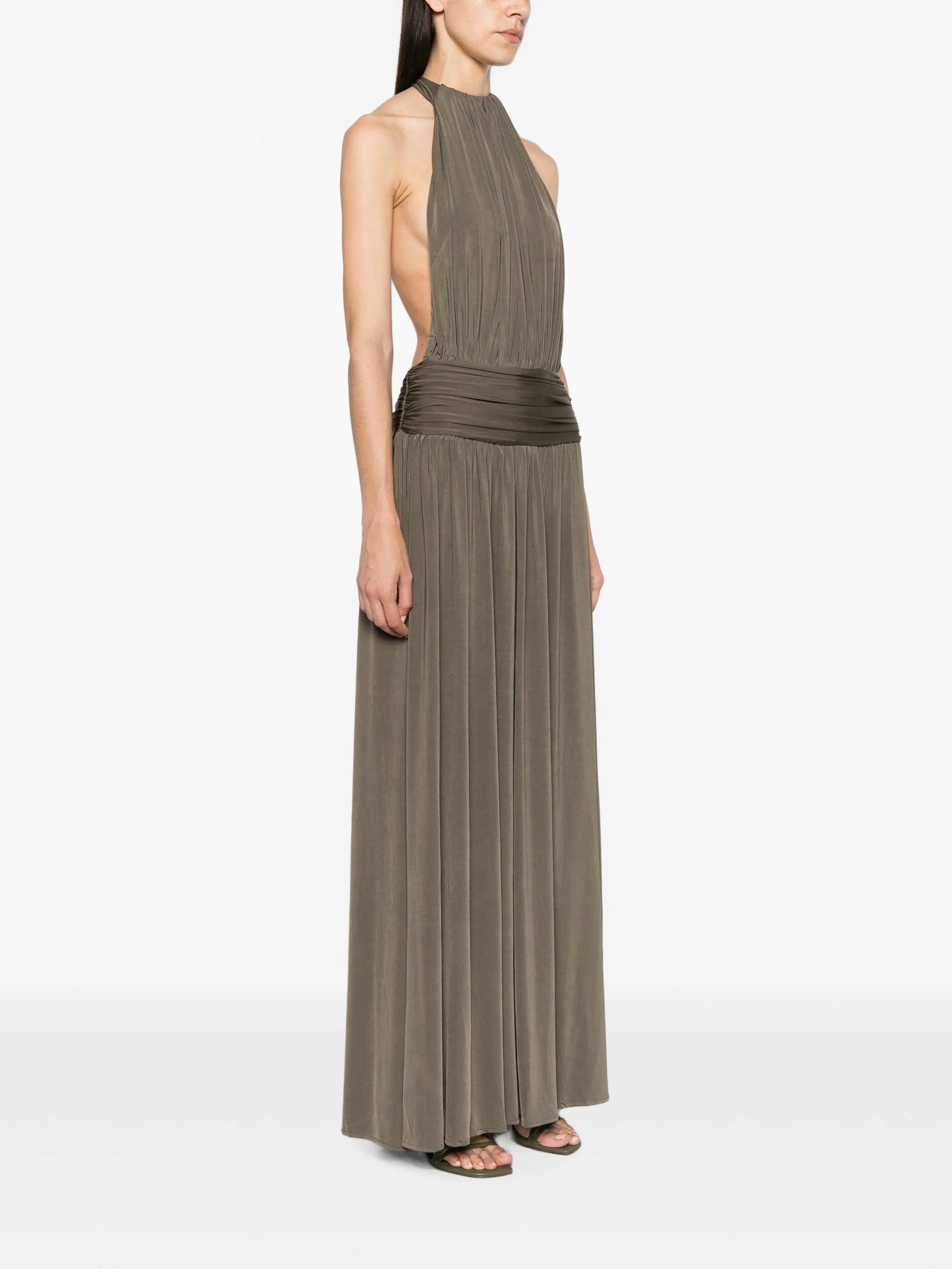 Santina halterneck maxi dress
