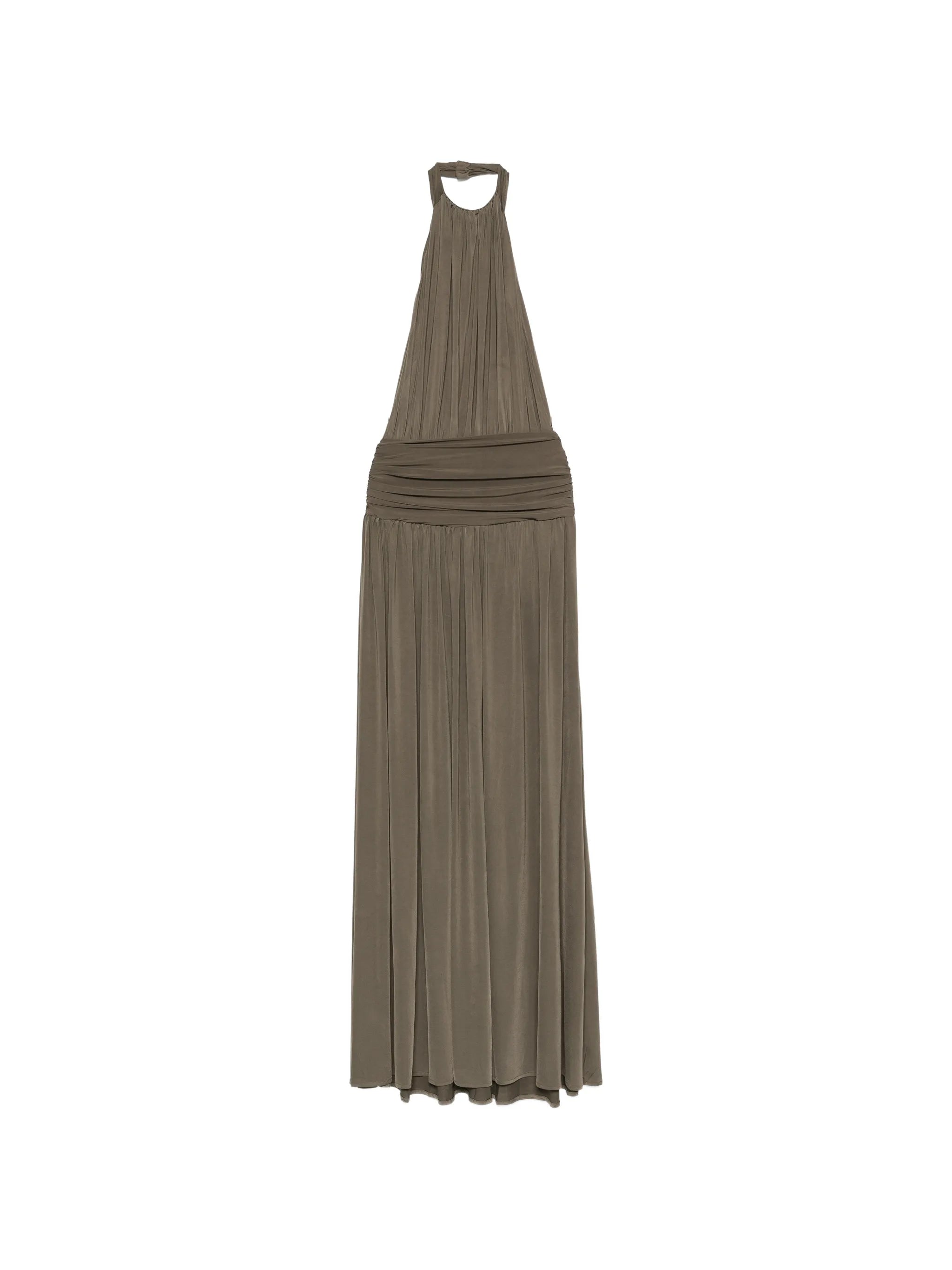 Santina halterneck maxi dress