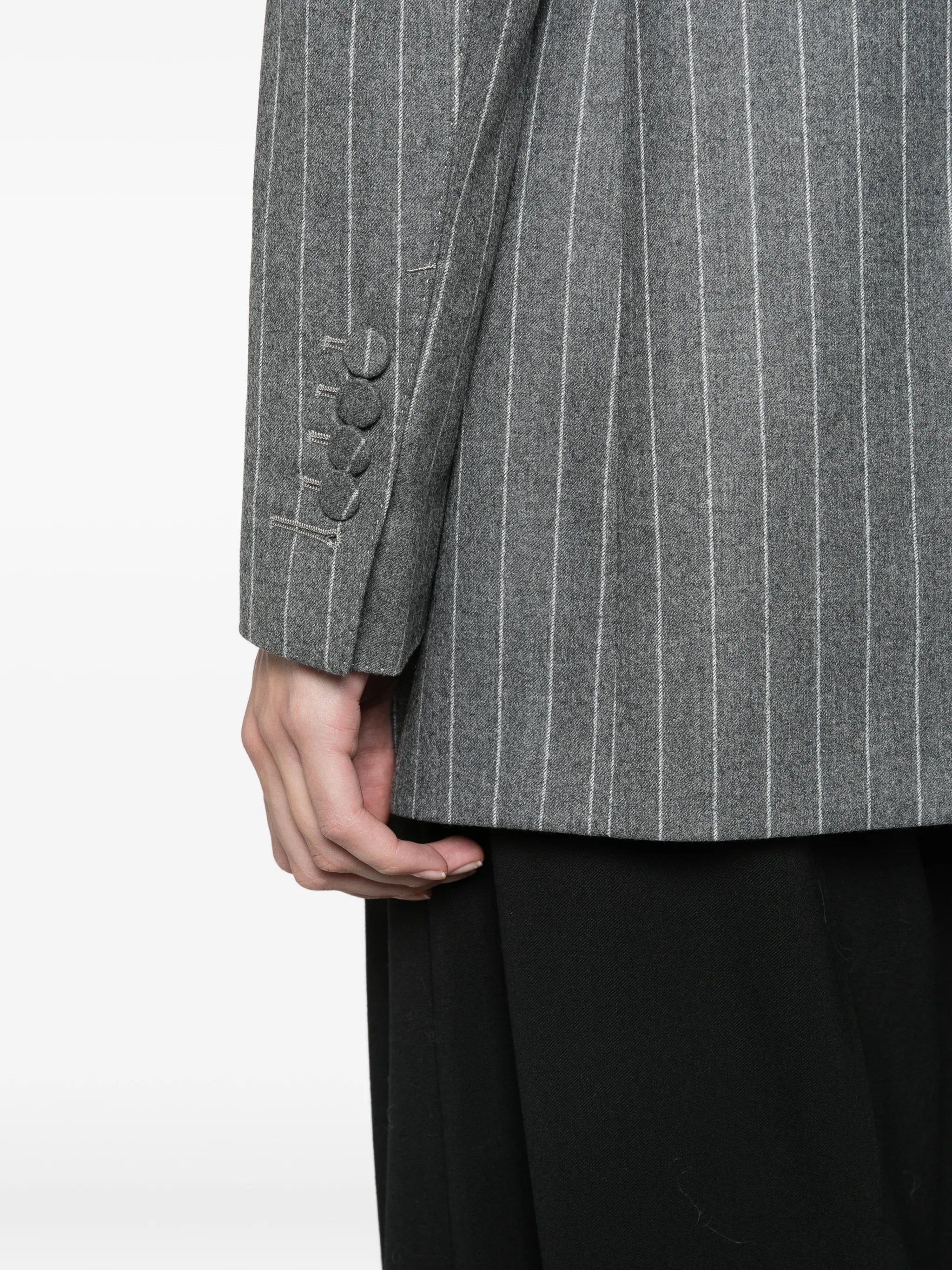 striped flannel western jacket