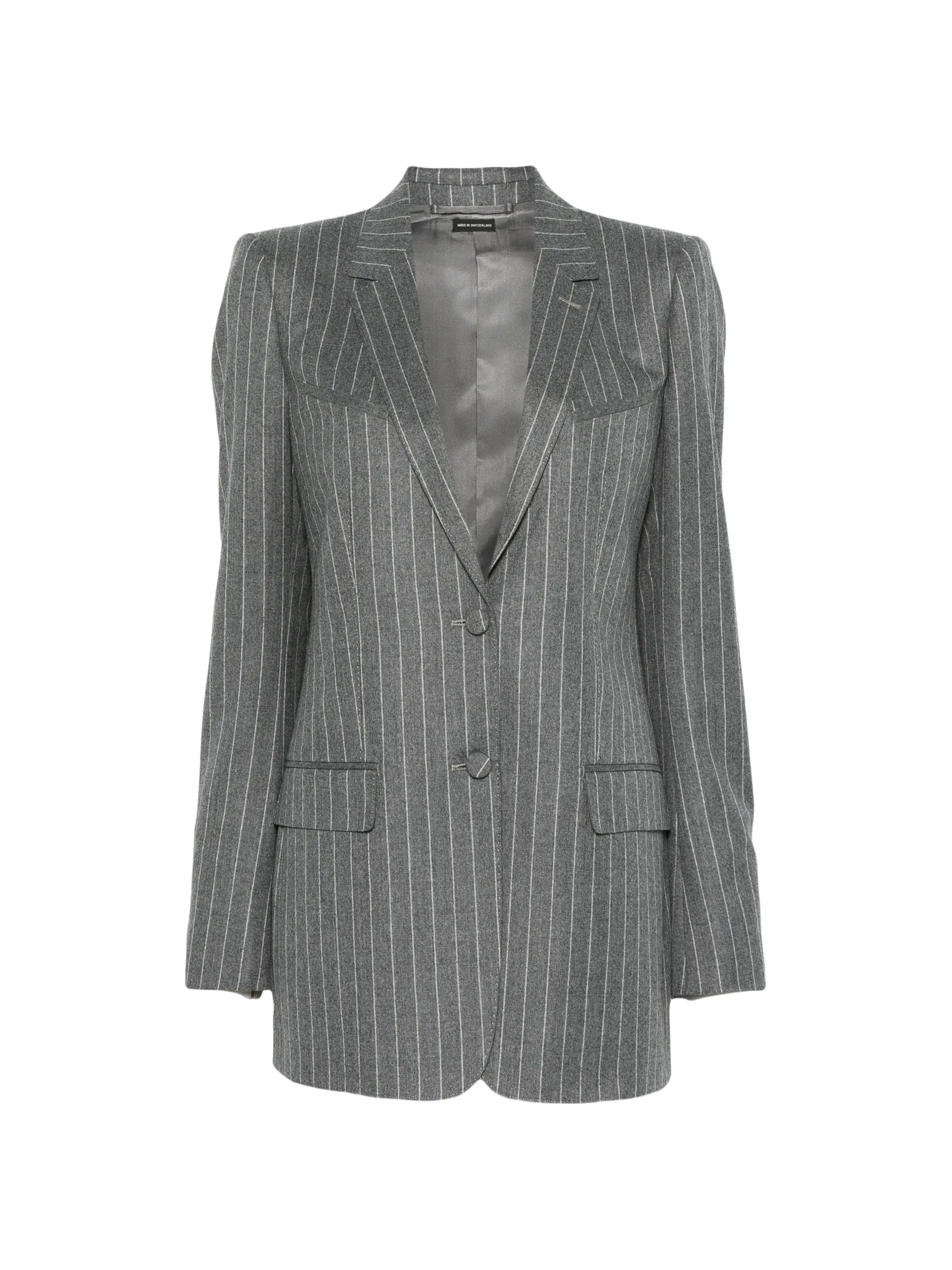 striped flannel western jacket