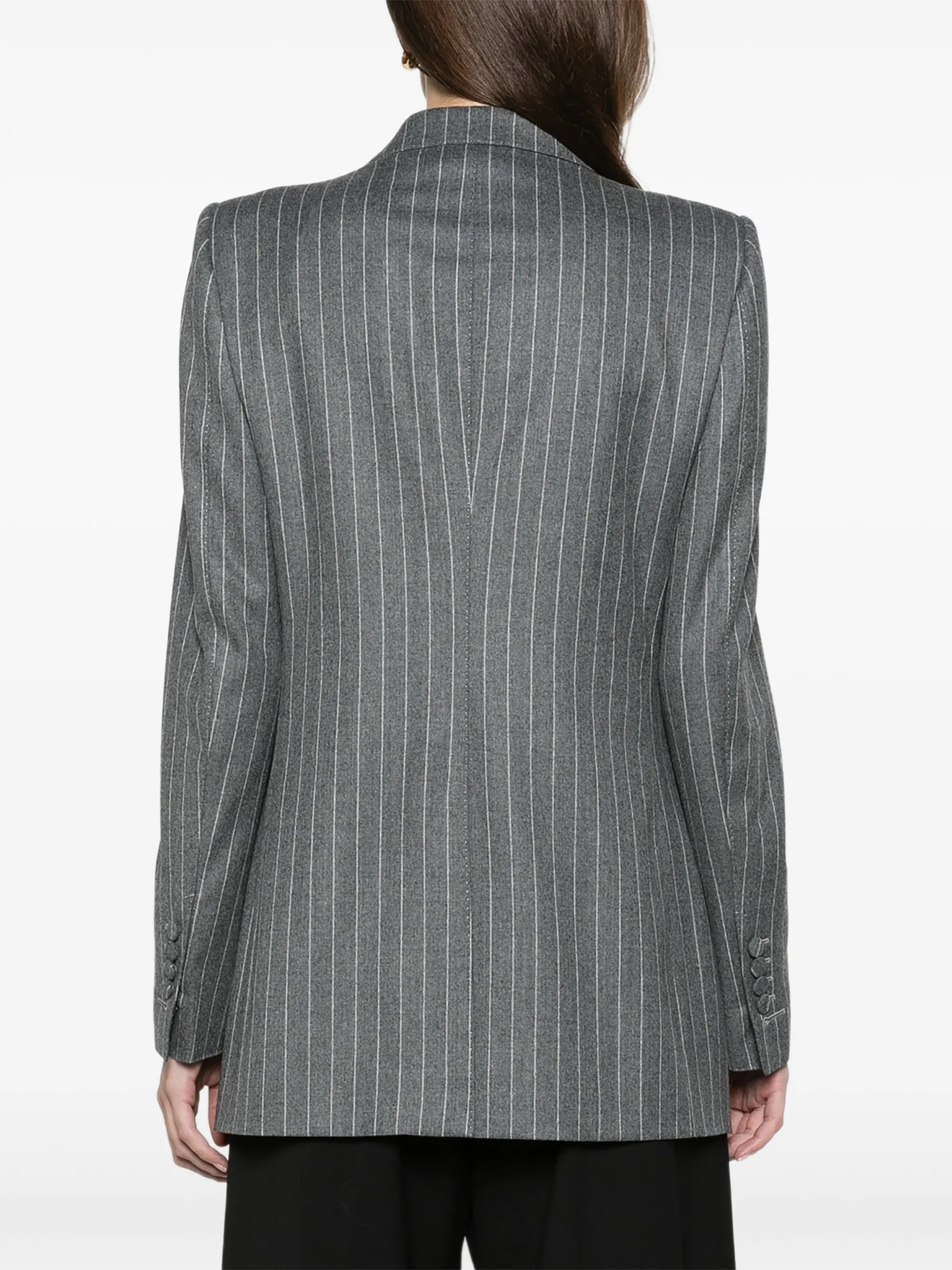 striped flannel western jacket