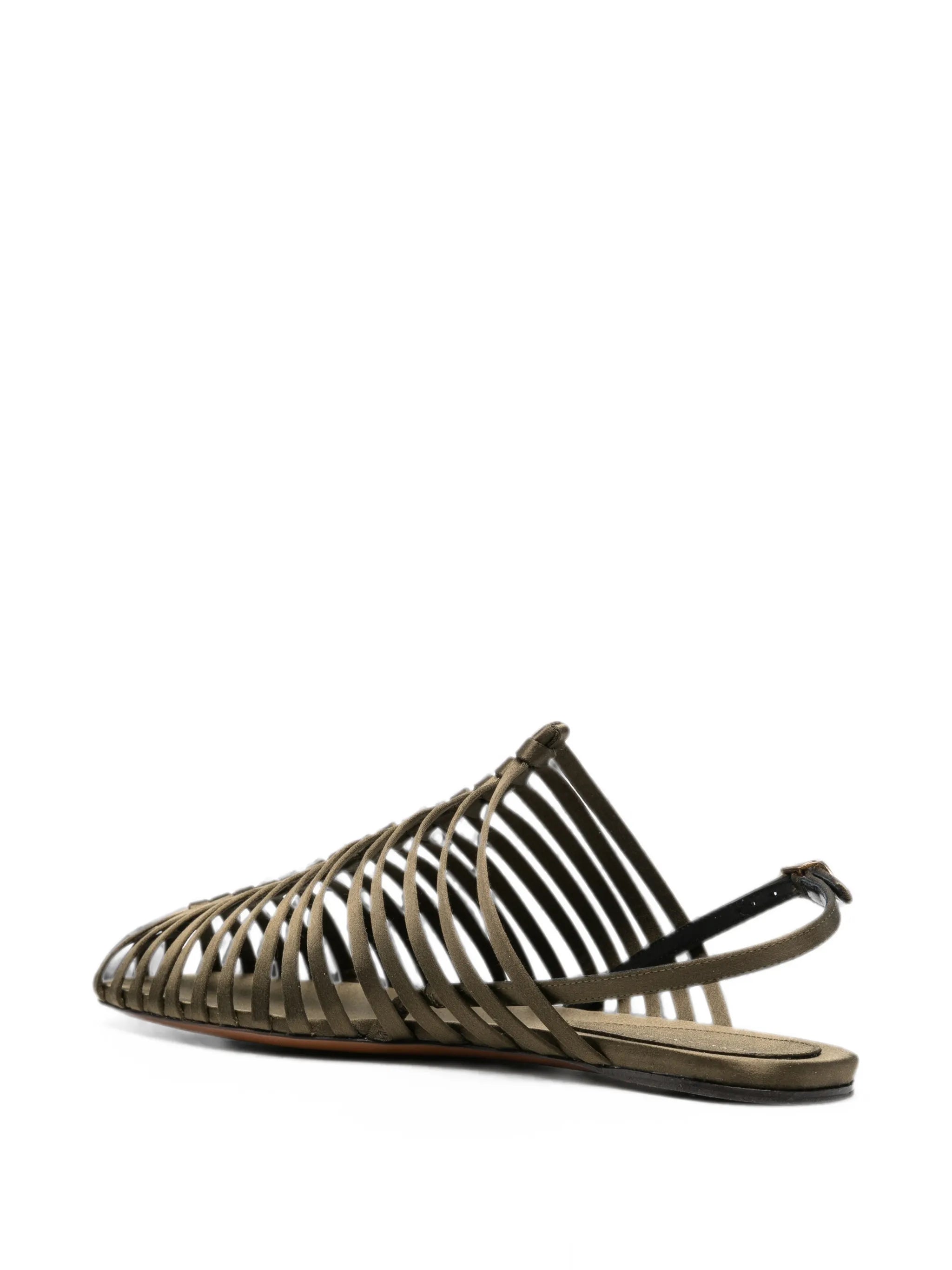 cage-strap slingback sandals