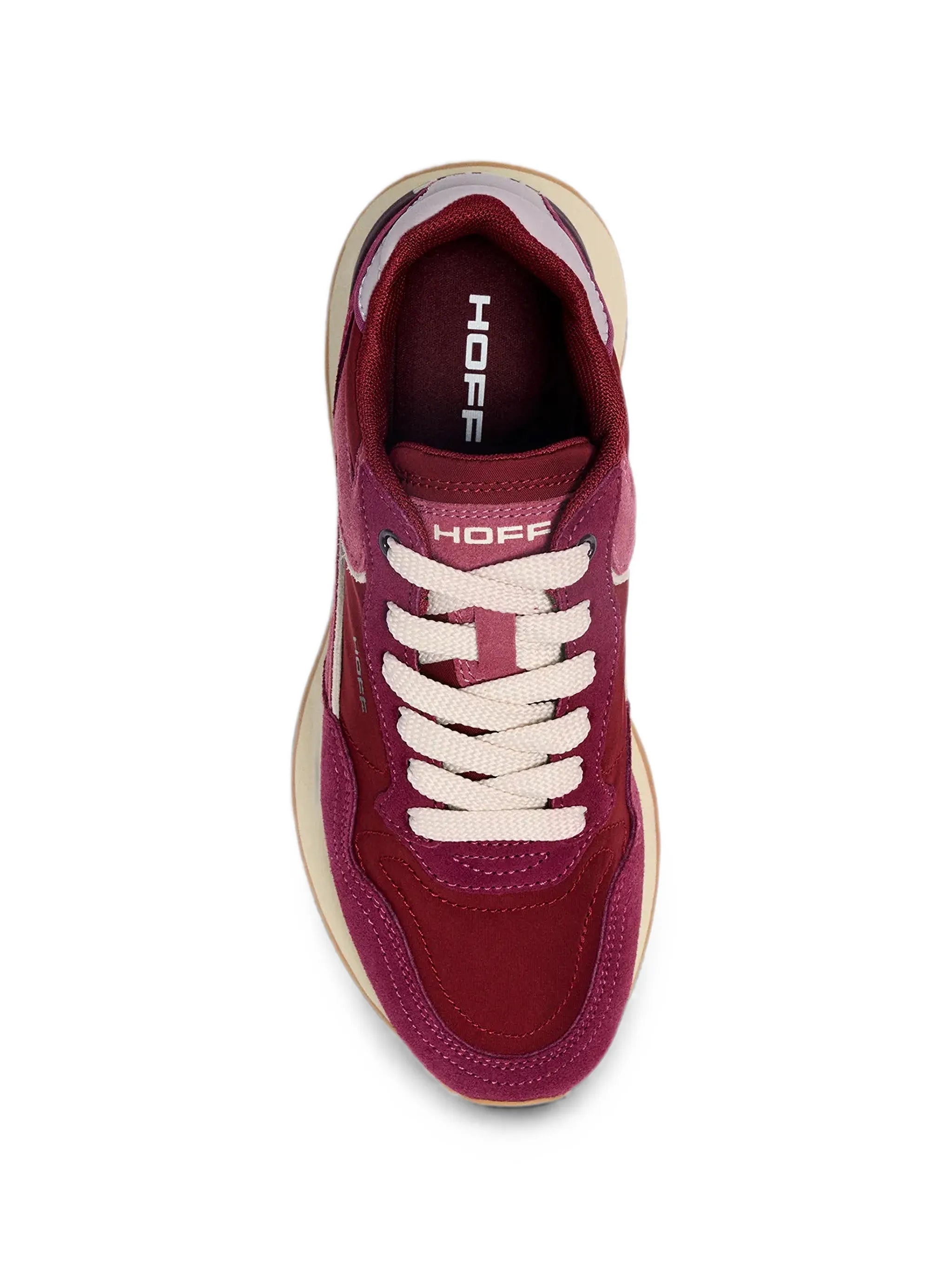 City calf suede-panelled sneakers