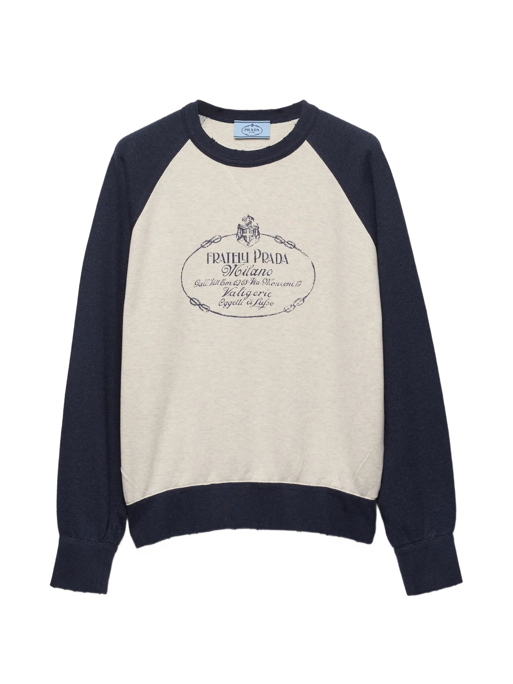 cotton crew-neck sweatshirt