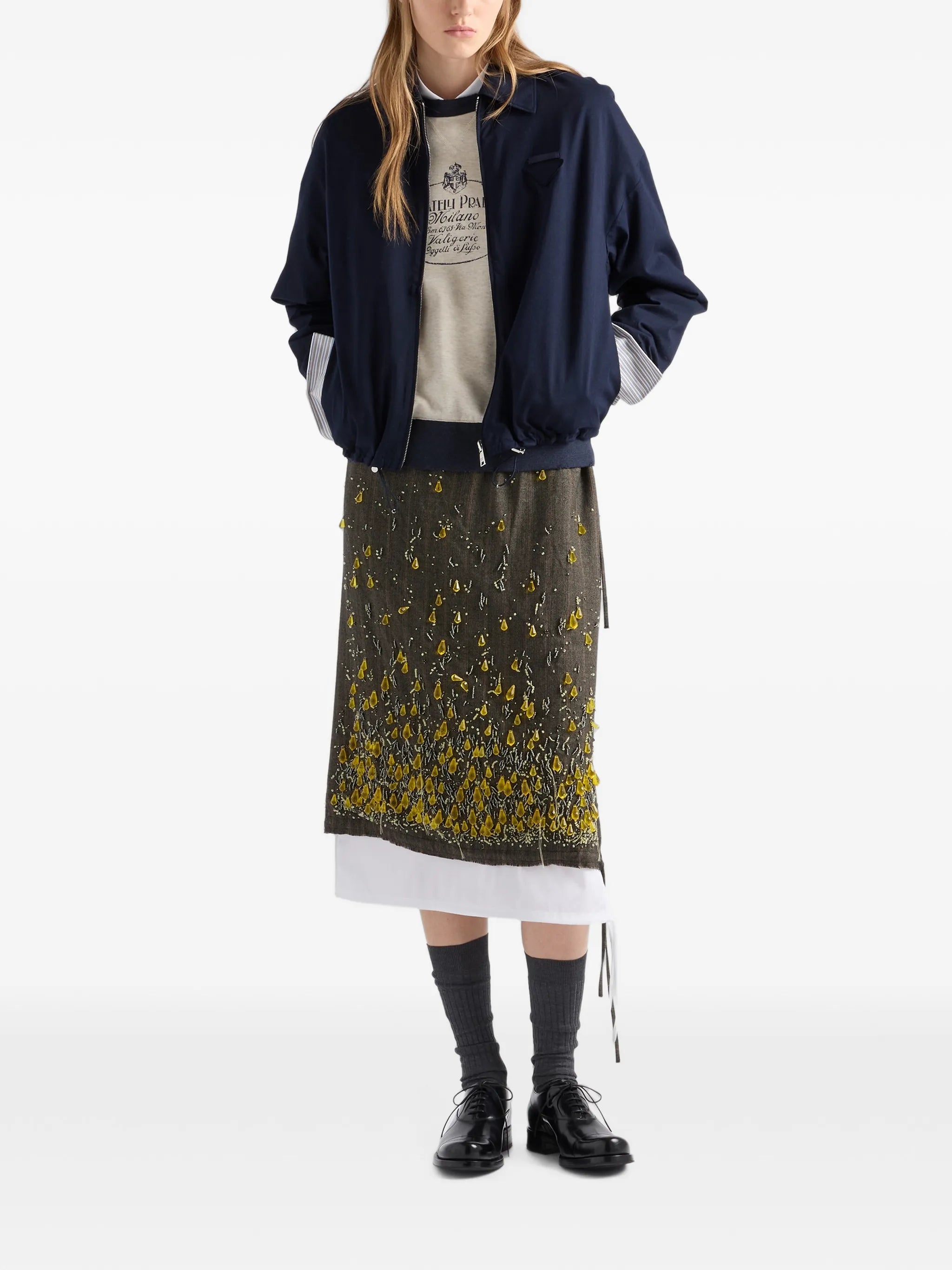 cotton crew-neck sweatshirt