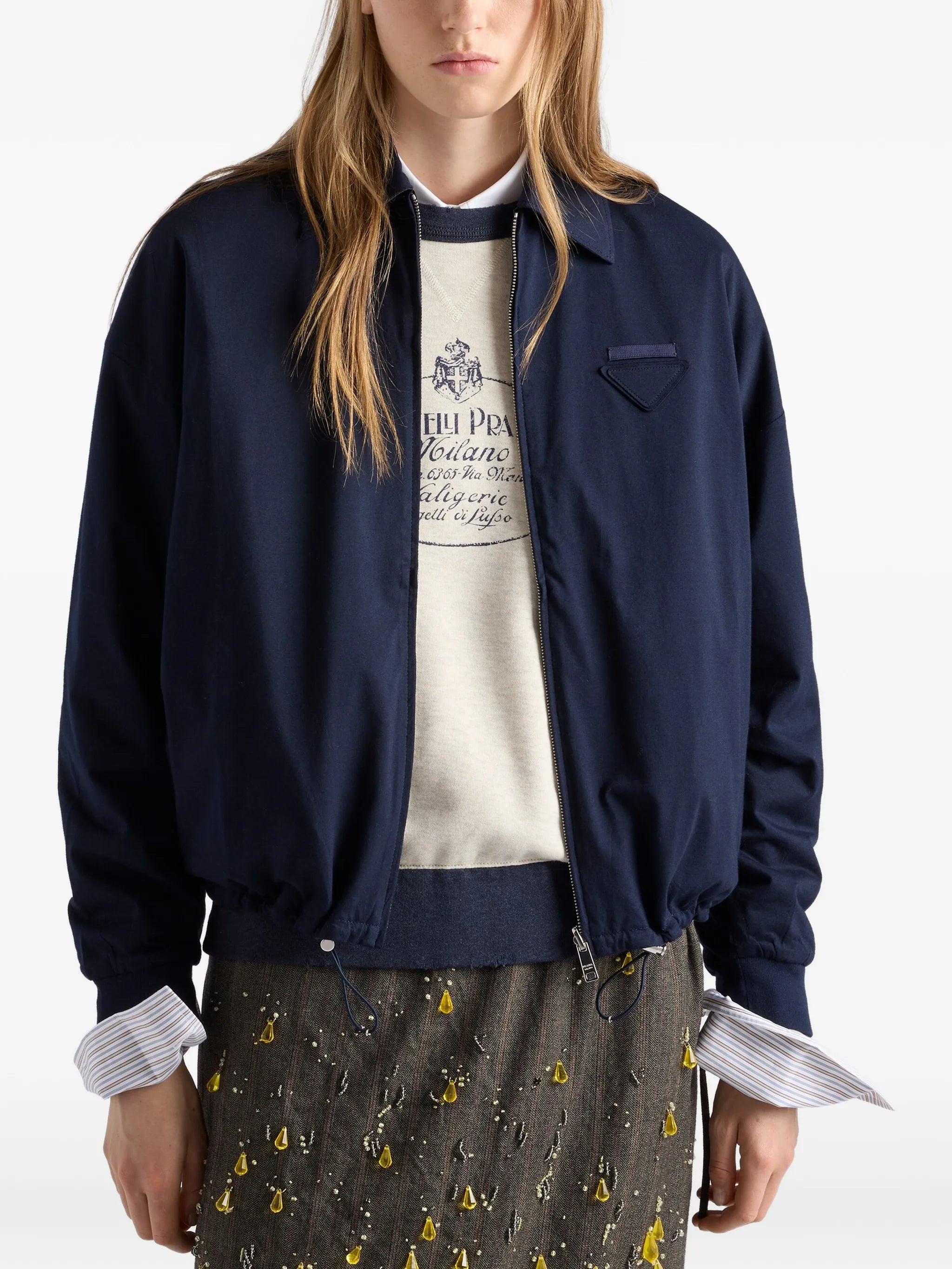 cotton crew-neck sweatshirt