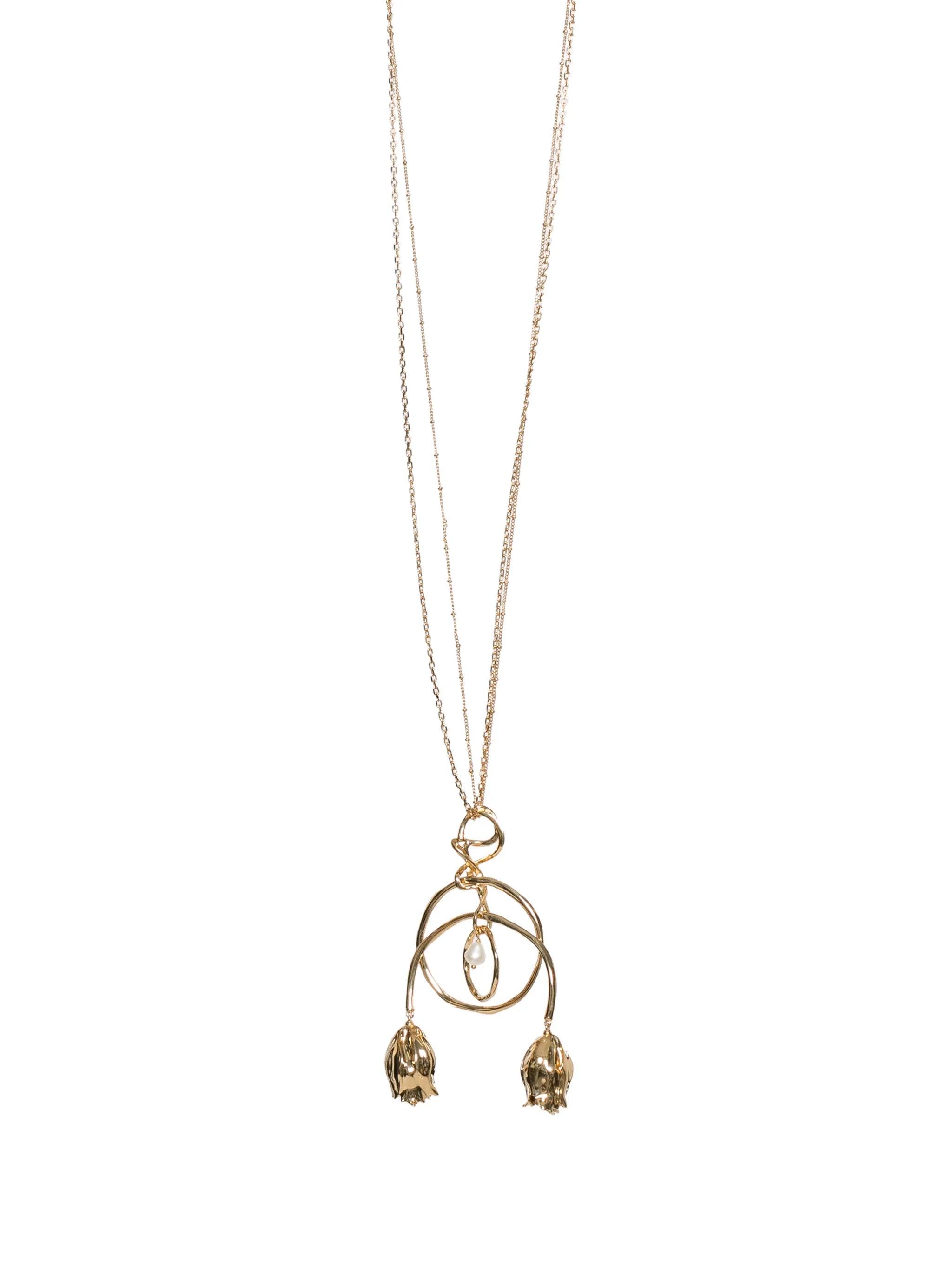 Tulip pendant necklace