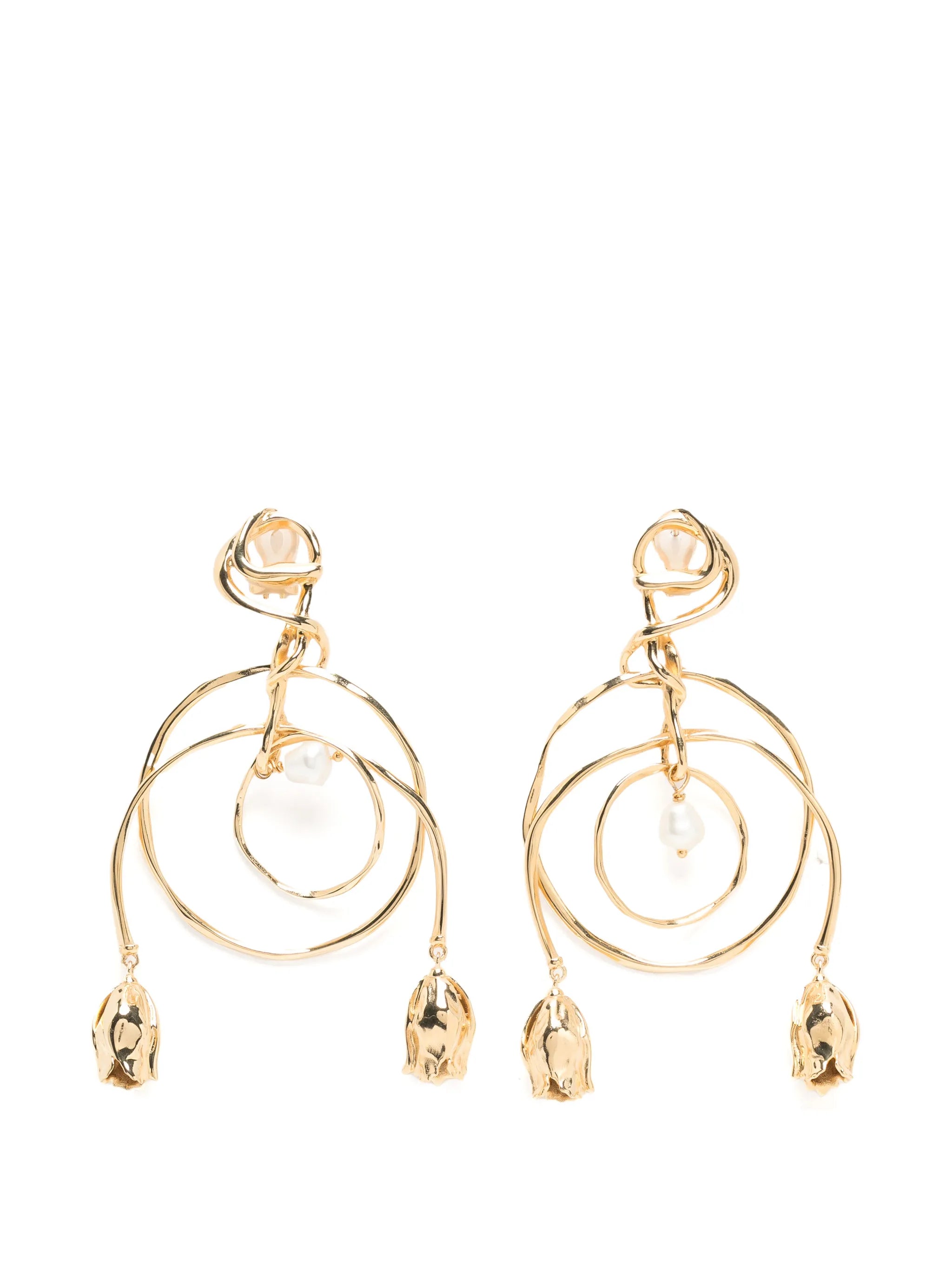 The Tulip drop earrings