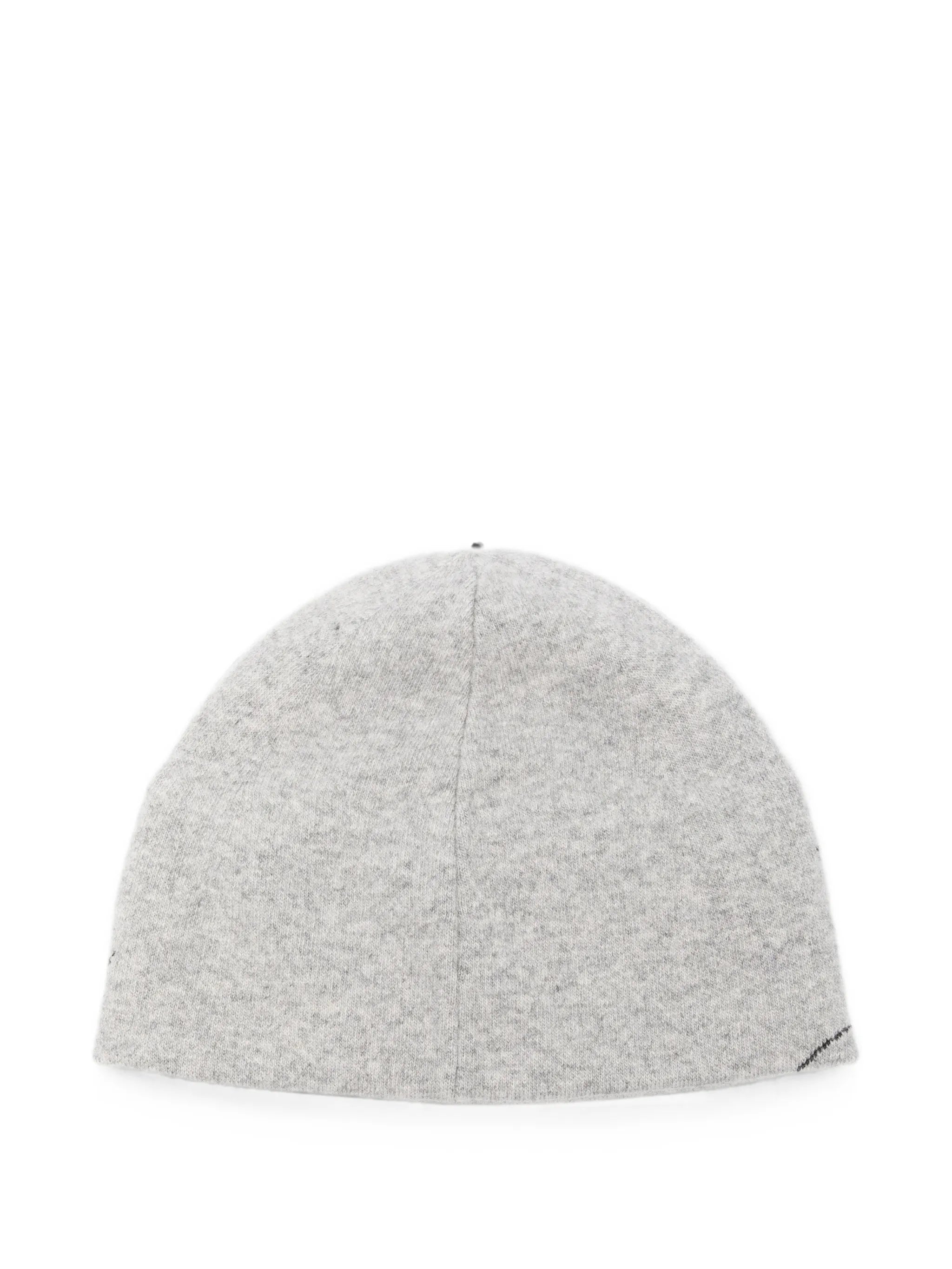 script-logo beanie hat