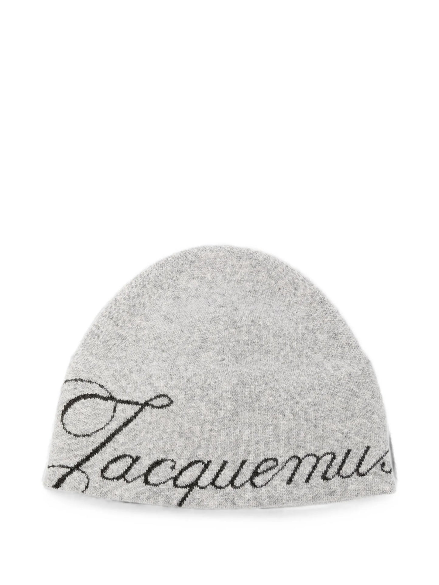 script-logo beanie hat